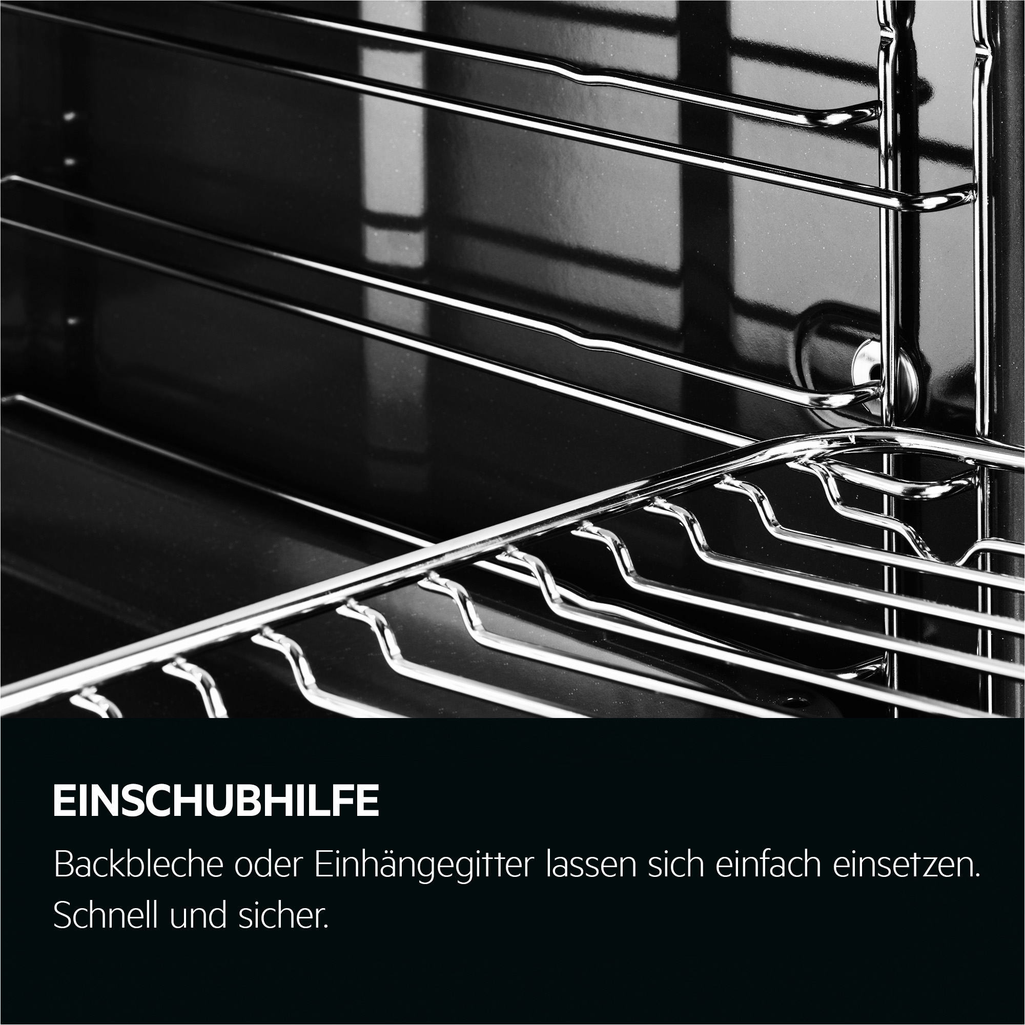 AEG Elektro-Herd-Set Serie 7000 »OE7P621AK«, Pyrolyse-Selbstreinigung, Hob2Hood