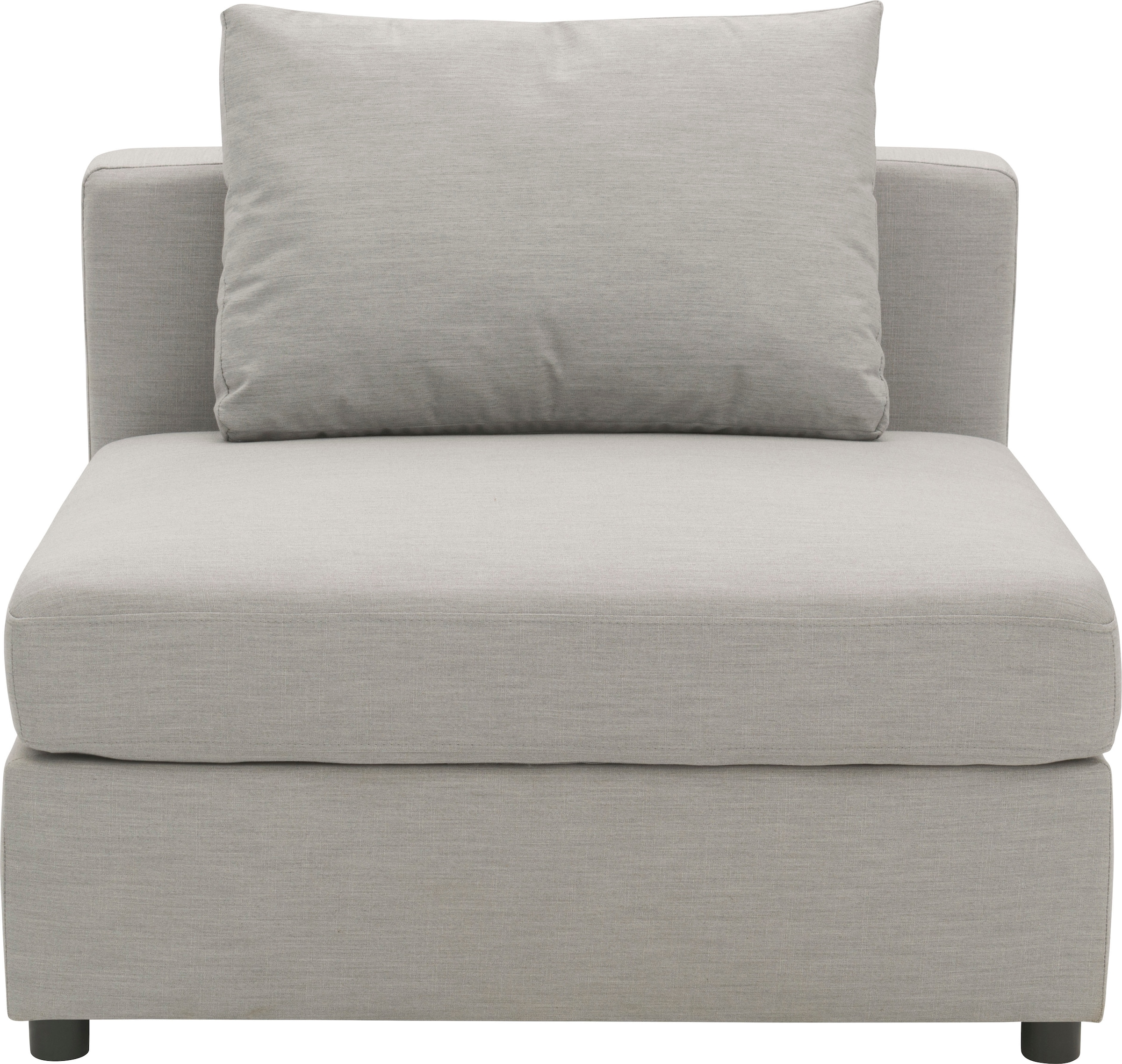 DOMO collection Sofaelement »Solskin, individuell erweiterbar/kombinierbar«, mit losen Kissen. Rücken- und Seitenteile als Stecksystem.