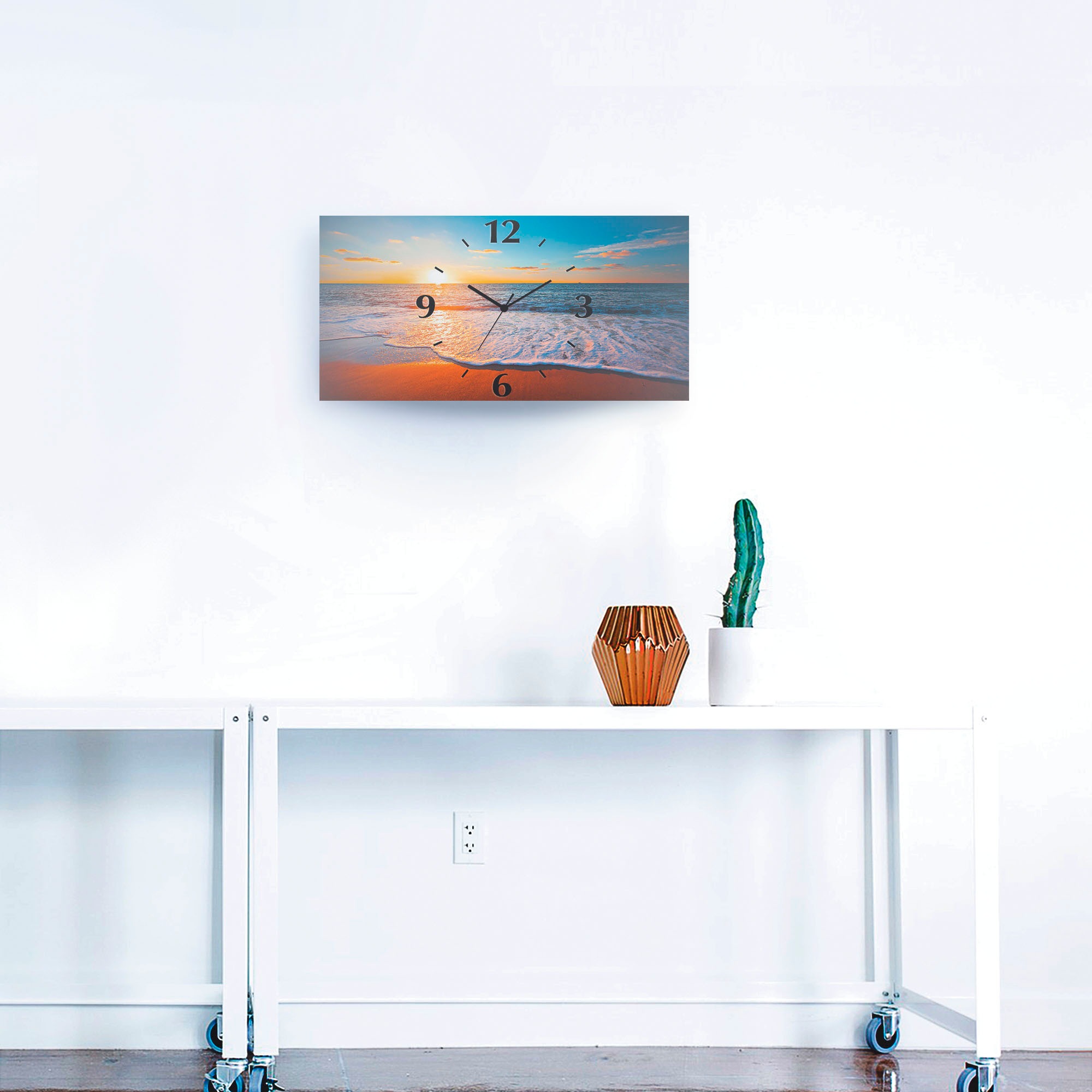 Artland Wanduhr »Sonnenuntergang und das Meer« wahlweise mit Quarz- oder Fu günstig online kaufen