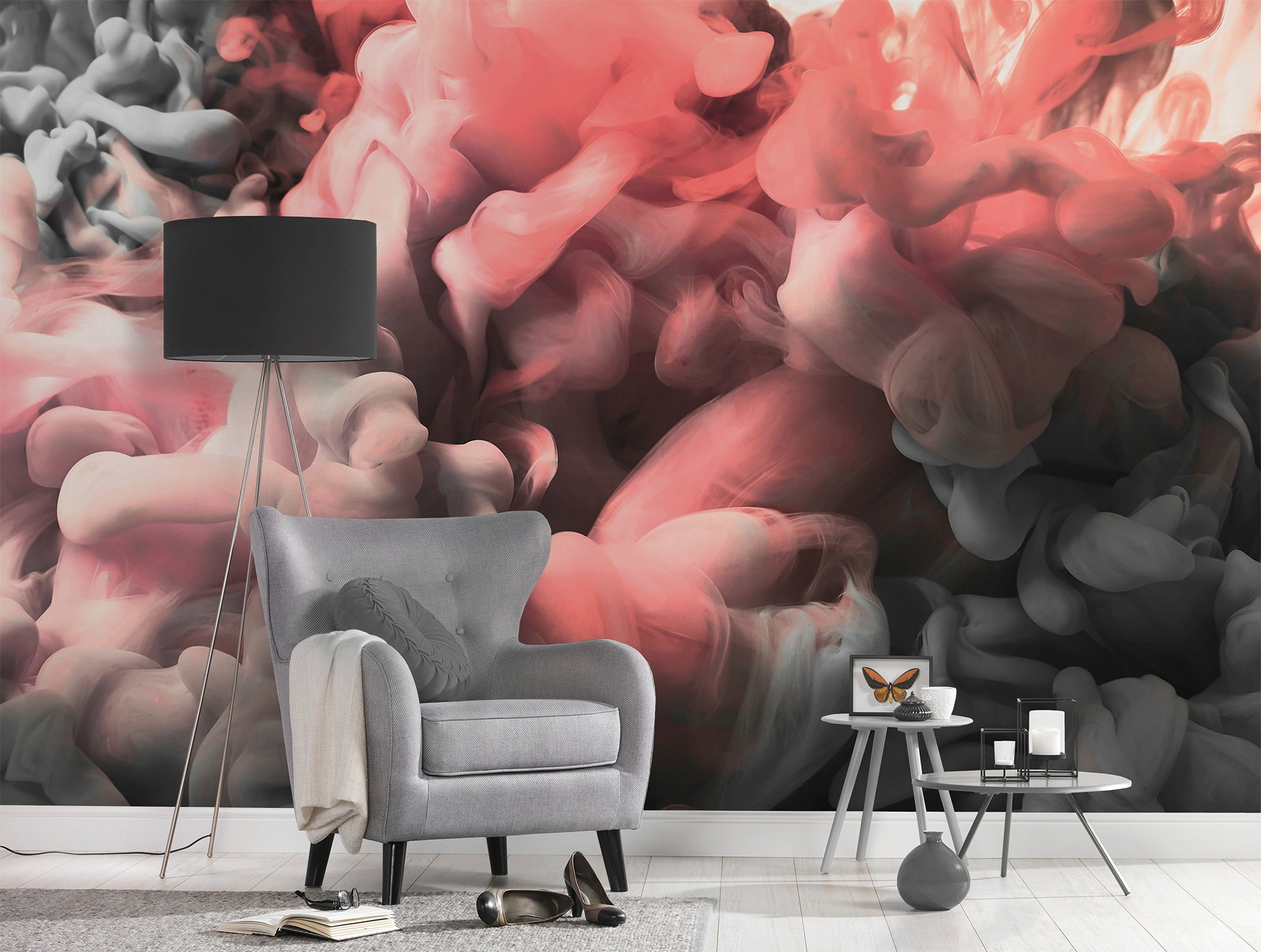 living walls Fototapete »Designwalls Colored Smoke 2«, Vlies, Wand, Schräge, Decke