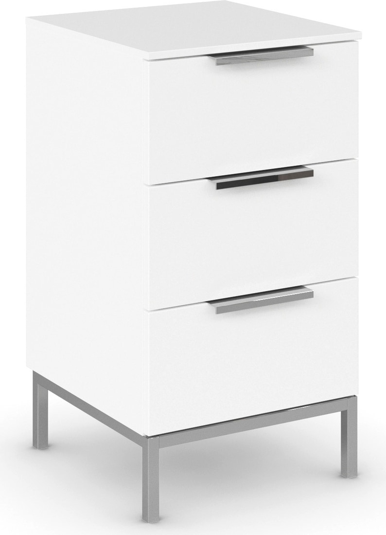 rauch Nachtkommode »Nachttisch Nachtschrank Nachtkonsole FLIPP«, (Breite 40 cm), mit 3 Schubladen und Soft-Close-Funktion