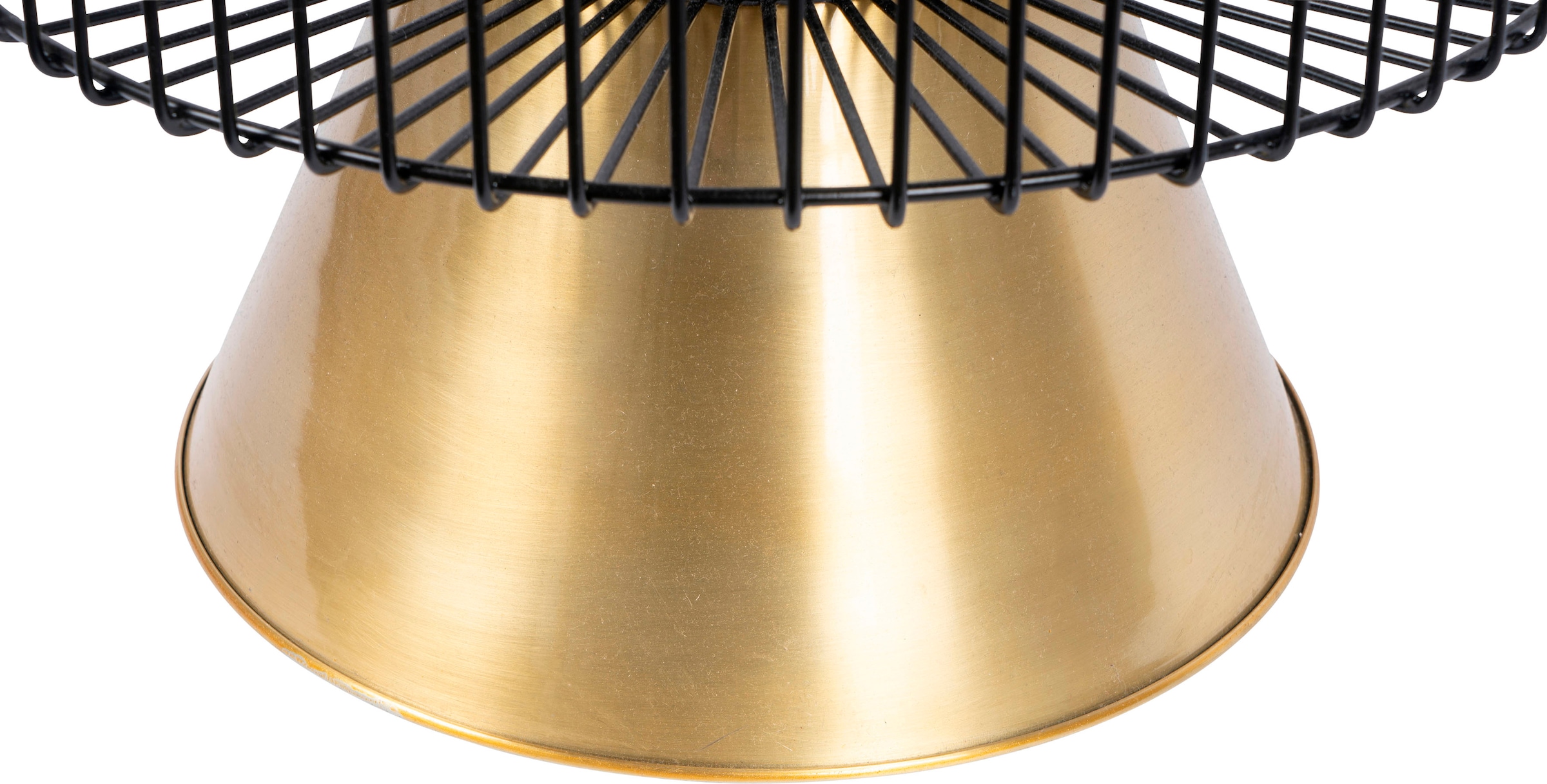 Kayoom Beistelltisch »Malibu 125, Runde Platte aus original Marmor, pflegeleicht« 1 Stk. tlg. ø-Marmorplatte: ca. 40 cm, angesagtes Metalldesign, pflegeleicht