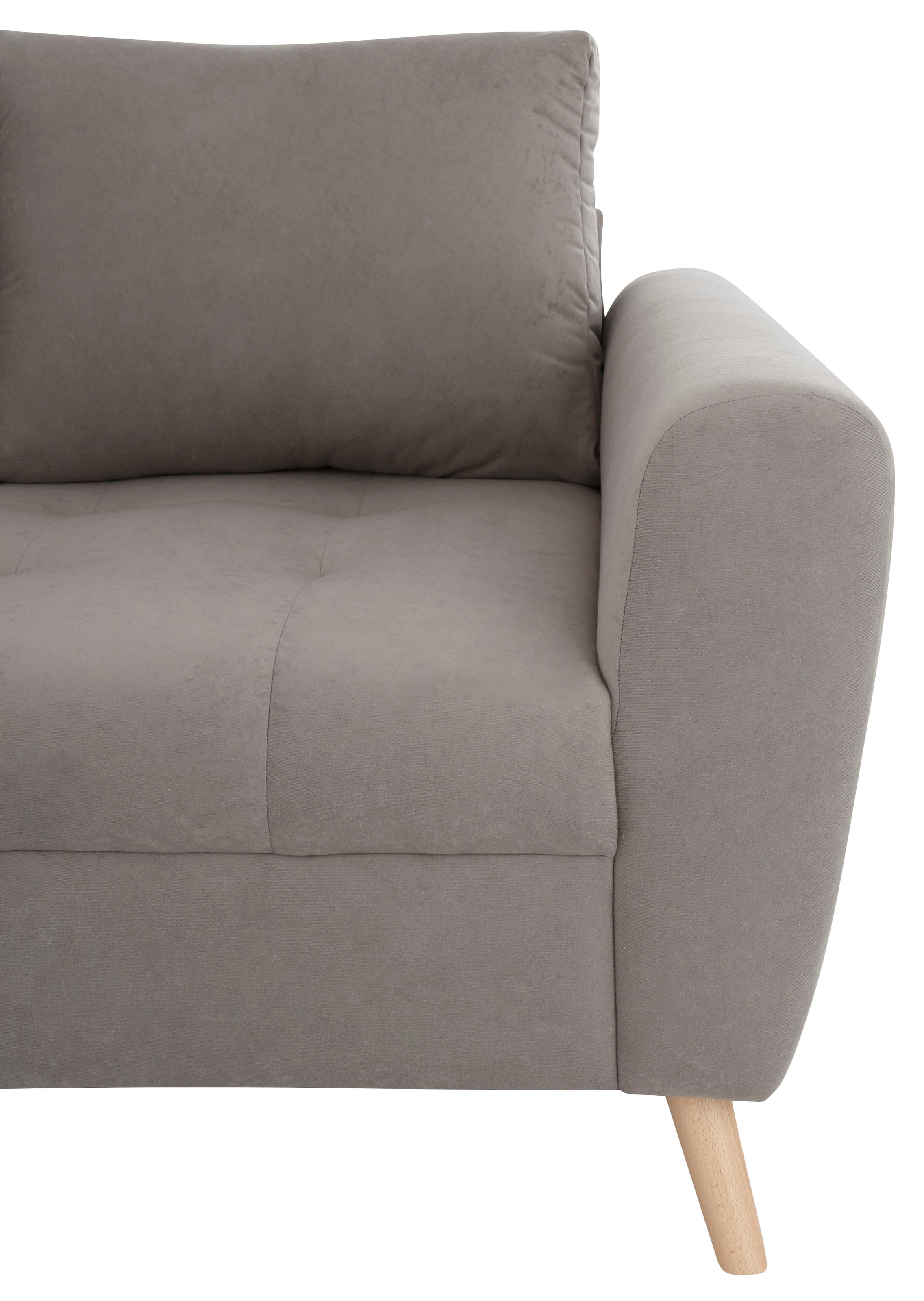 Home affaire Ecksofa »Penelope Luxus L-Form«, mit besonders hochwertiger Polsterung für bis zu 140 kg pro Sitzfläche