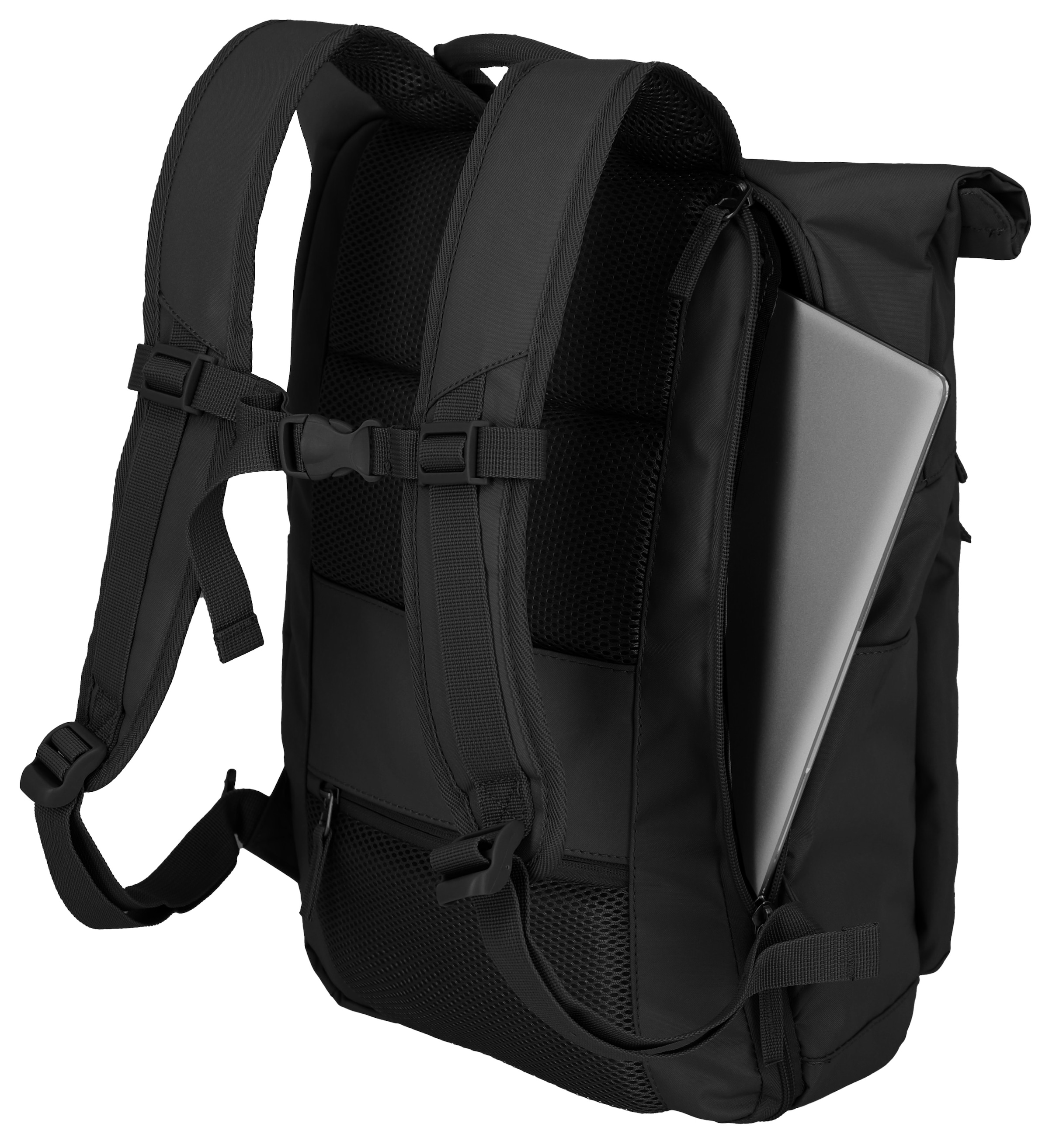 travelite Freizeitrucksack »BASICS Rollup Rucksack«, Arbeitsrucksack Sportrucksack Reiserucksack Schulrucksack