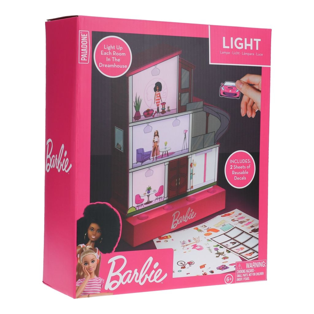 Paladone Dekolicht »Barbie Dreamhouse Leuchte mit Sticker«