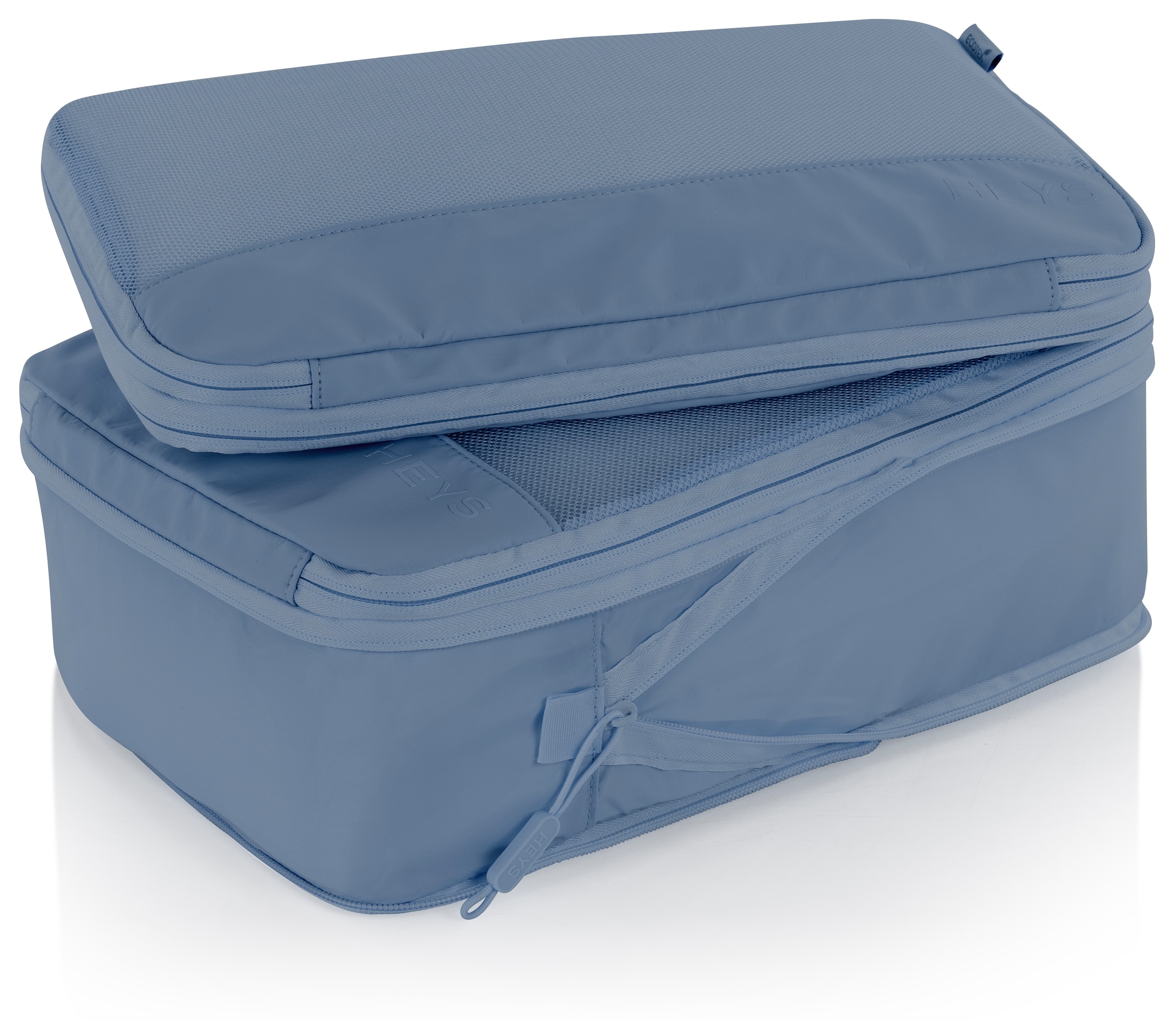 Heys Kofferorganizer »Ecotex Compression Packing Cube«, (Set, 4 tlg.), komprimierbare Packwürfel, Packtaschen, Organizer für Koffer