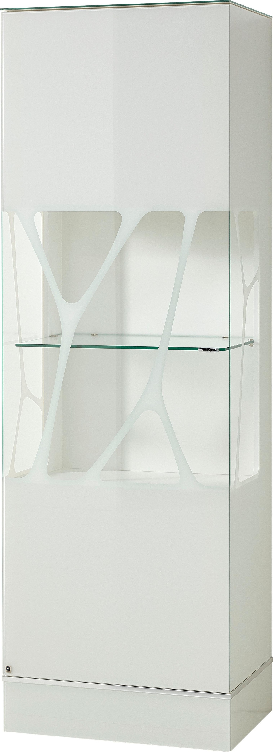 LEONARDO Glasvitrine »CUBE«, mit Genetics, wahlweise mit Beleuchtung, Höhe 192 cm