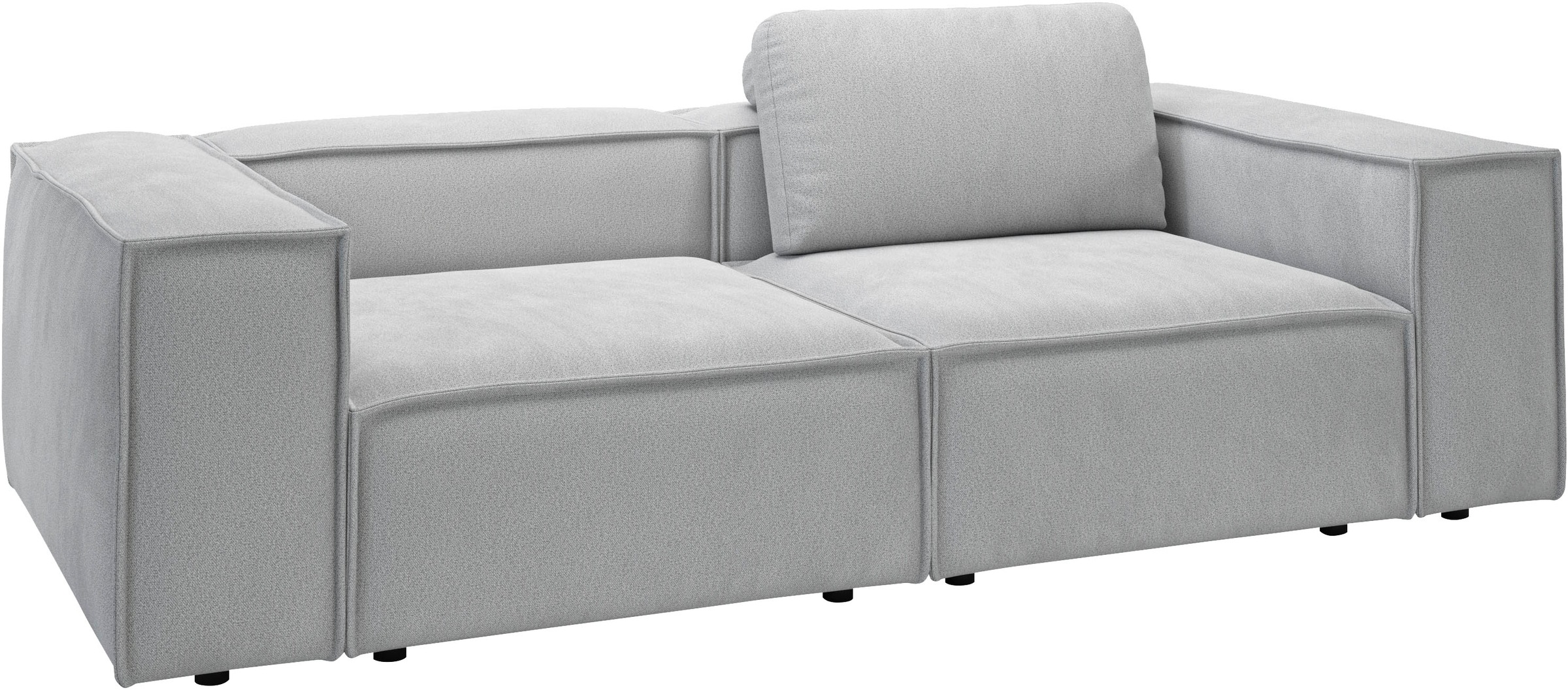 Places of Style 2-Sitzer »Watertown, modernes Sofa 246 cm breit, auch in Feincord«, stilvolles Sofa für 2 Personen mit extra breiter Sitzfläche