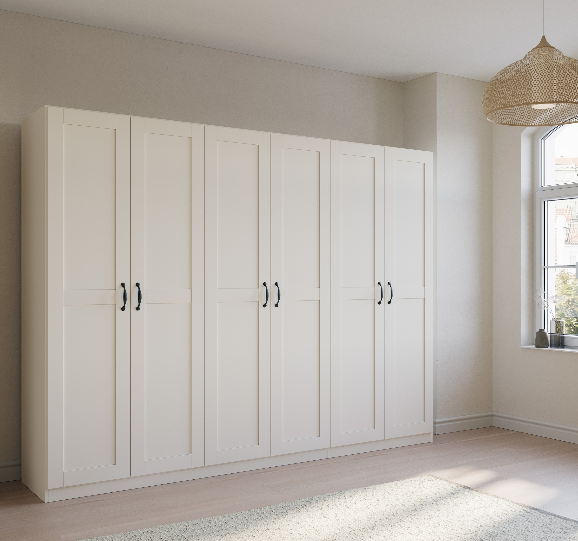 rauch Drehtürenschrank »Cottage by Quadra Spin«, in skandinavischem Landhausstil