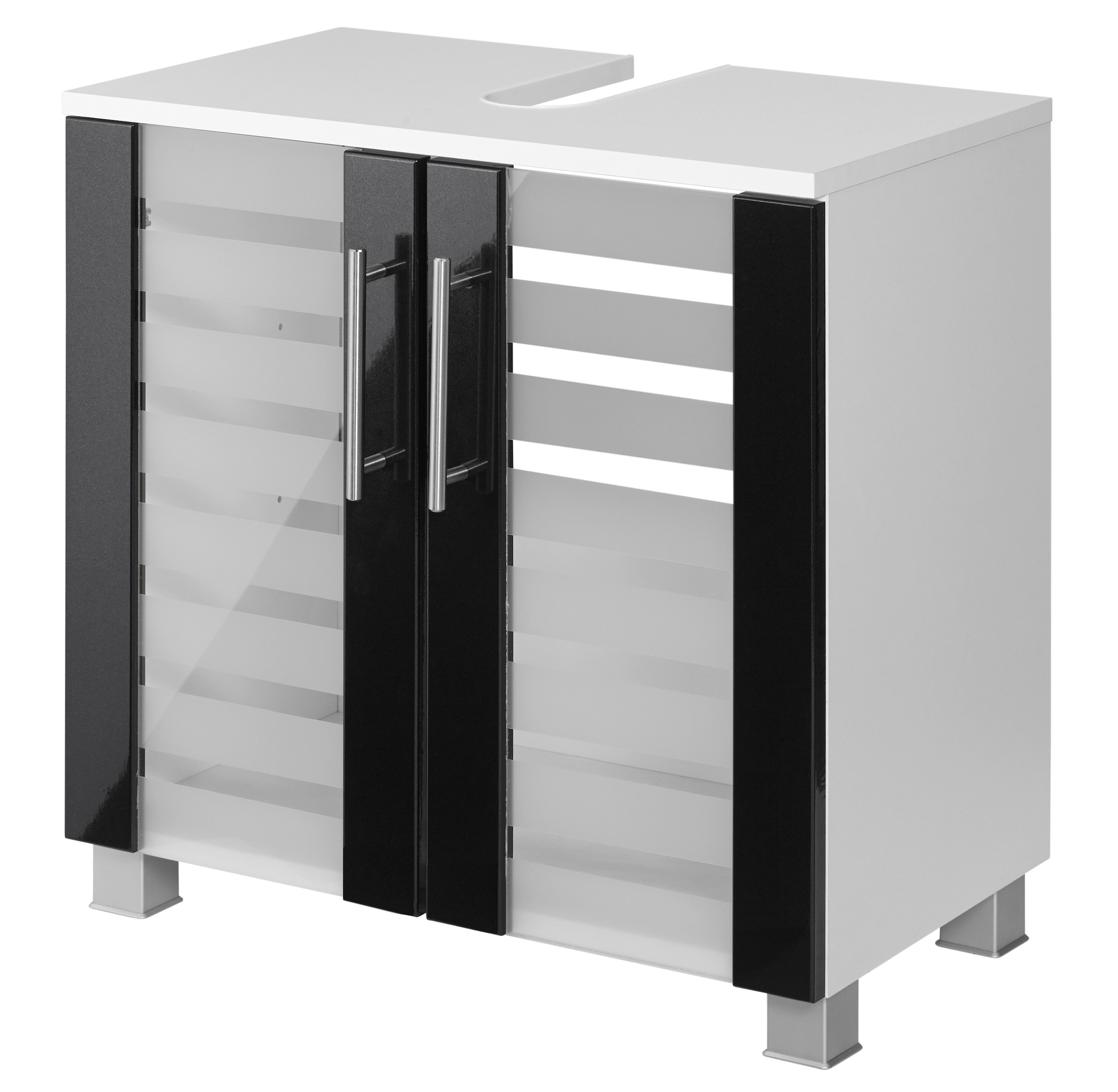 HELD MÖBEL Waschbeckenunterschrank »Jaca«, Breite 60 cm, mit MDF Hochglanz- Fronten auf Rechnung kaufen | Waschbeckenunterschränke