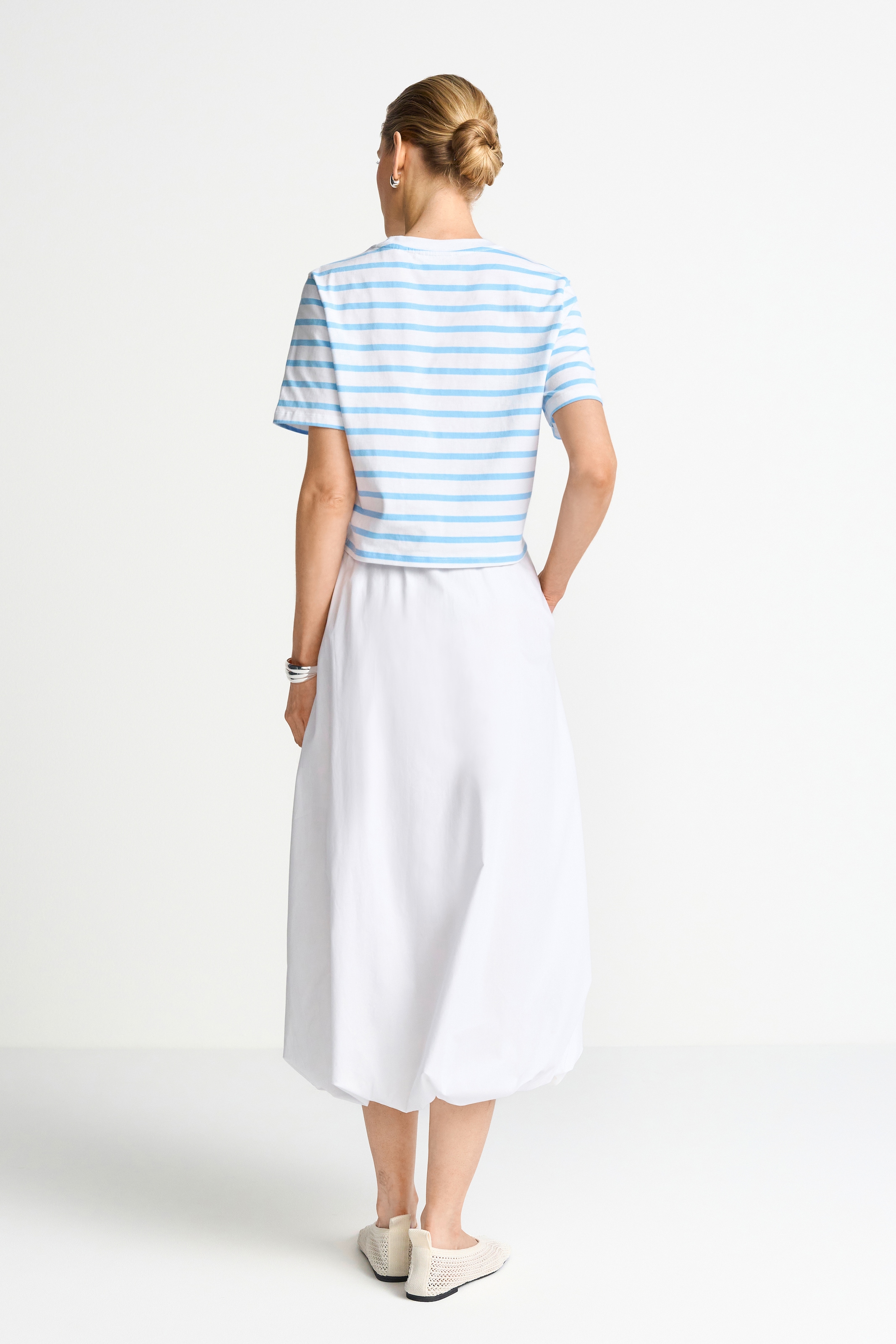 RICHROYAL T-Shirt Regular fit mit Schleife zum Binden