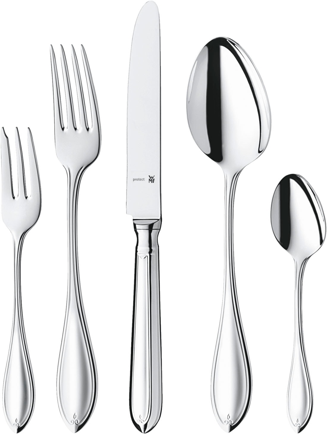 WMF Besteck-Set »Premiere«, (Set, 66 tlg.), ergonomisch, Cromargan protect, poliert