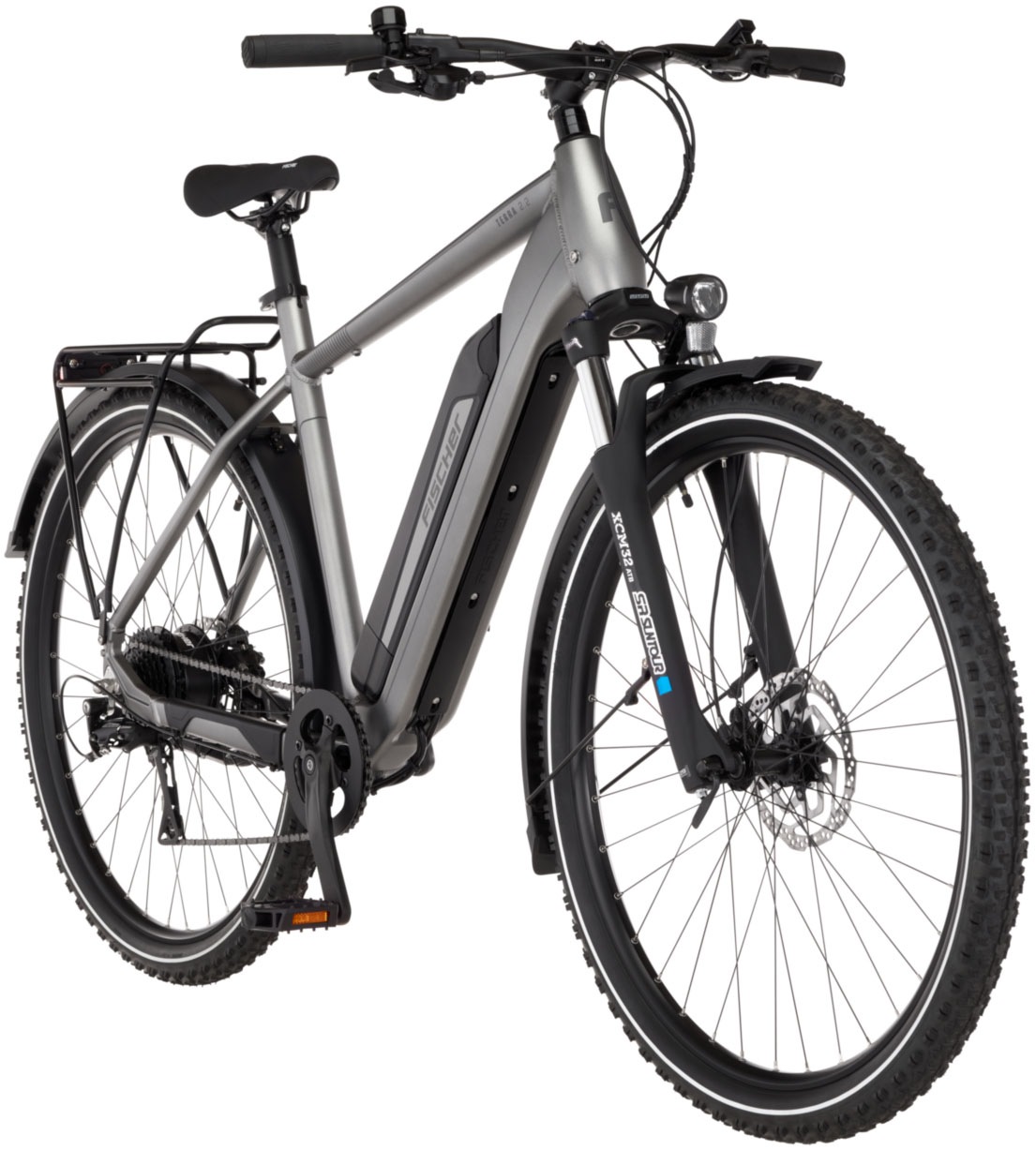 FISCHER Fahrrad E-Bike »TERRA 2.2 688 55«, 8 Gang, Shimano, ACERA, (mit Akku-Ladegerät-mit Werkzeug)