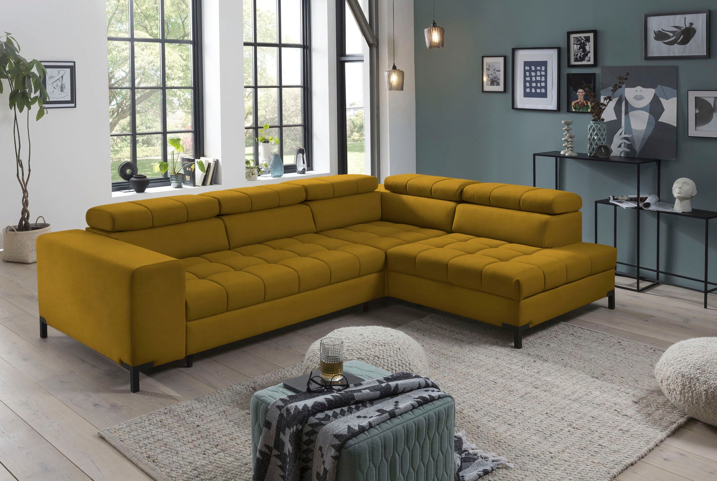 exxpo - sofa fashion Ecksofa »Bocco, hochwertige Verarbeitung, toller Sitzk günstig online kaufen