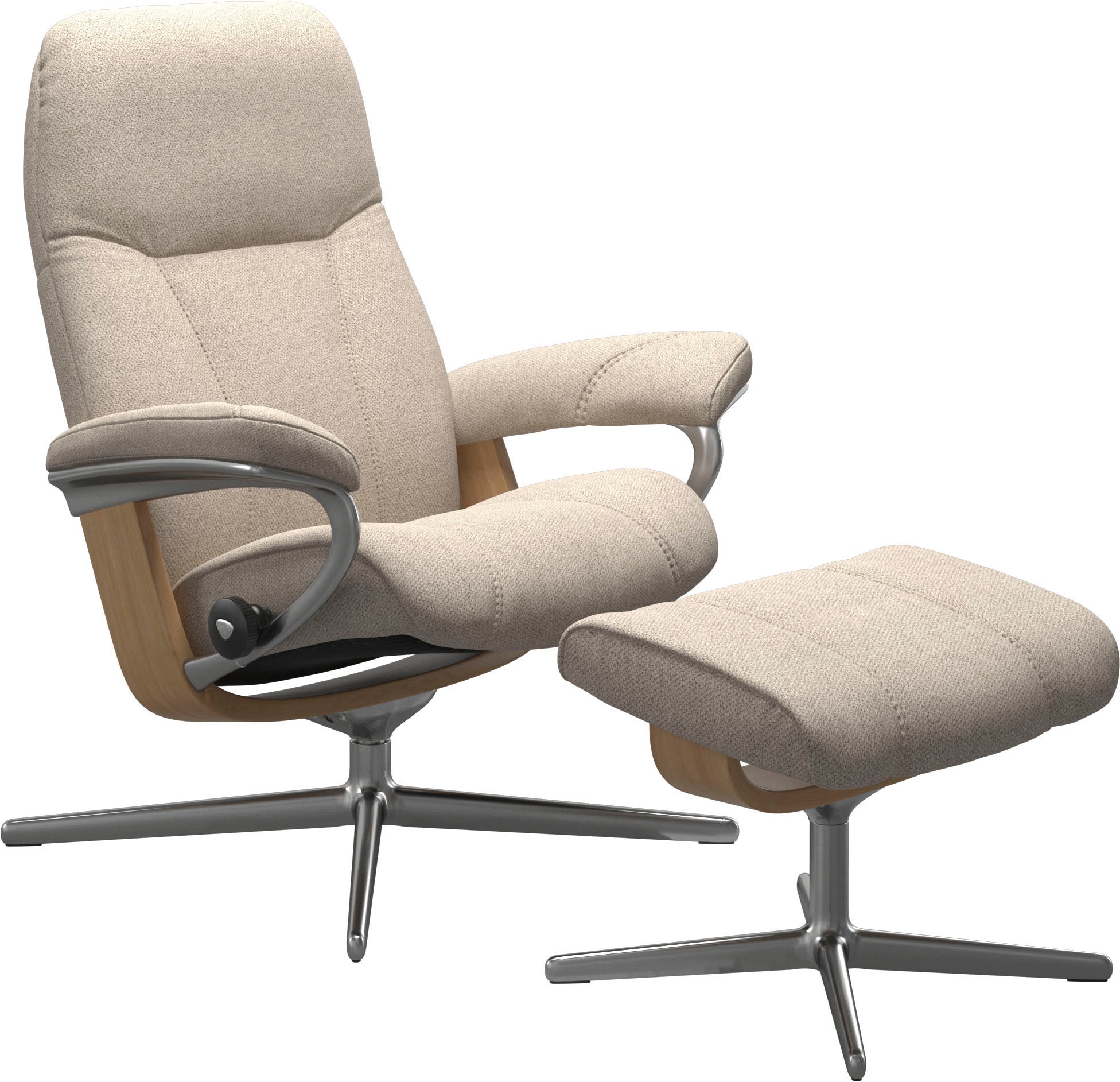 Stressless® Relaxsessel »Consul«, mit Cross Base, Größe S, M & L, Holzakzen günstig online kaufen