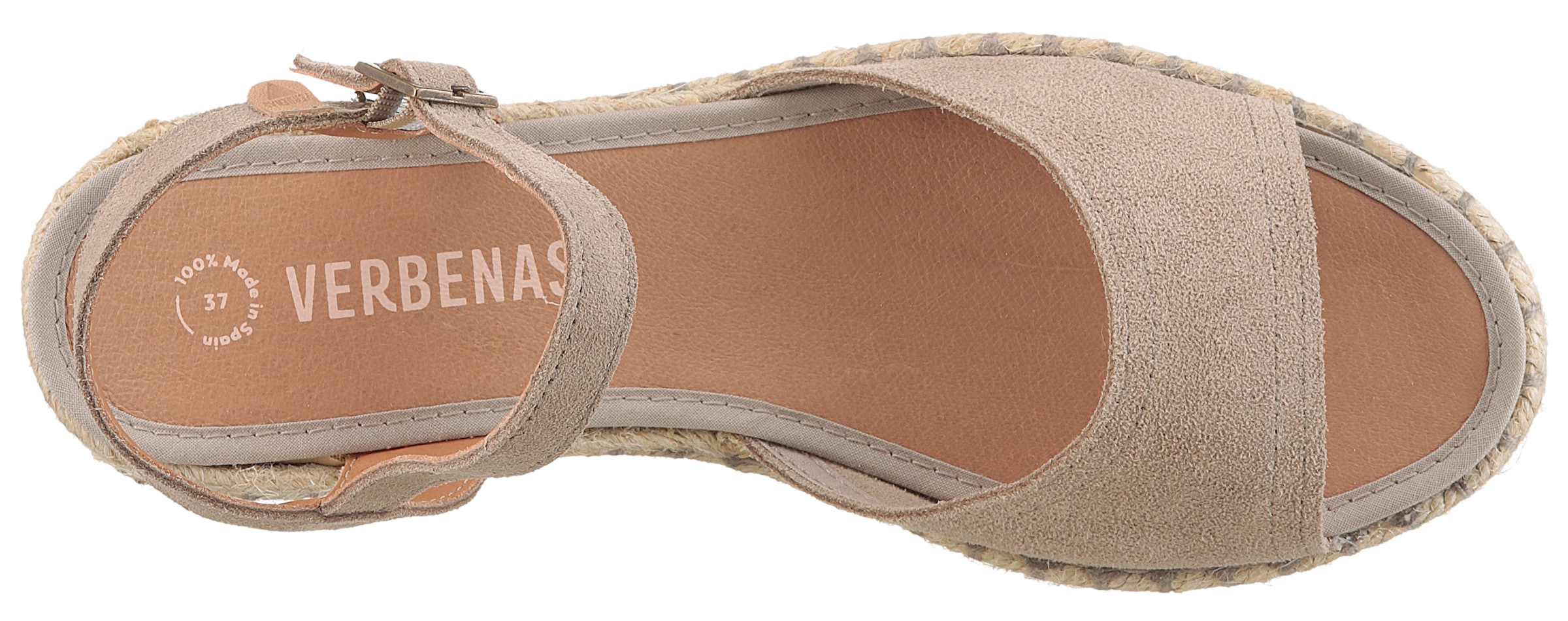 VERBENAS Sandale »VALERIE SERRAJE«, Sommerschuh, Riemchensandalette, Urlaubschuh mit Keilabsatz