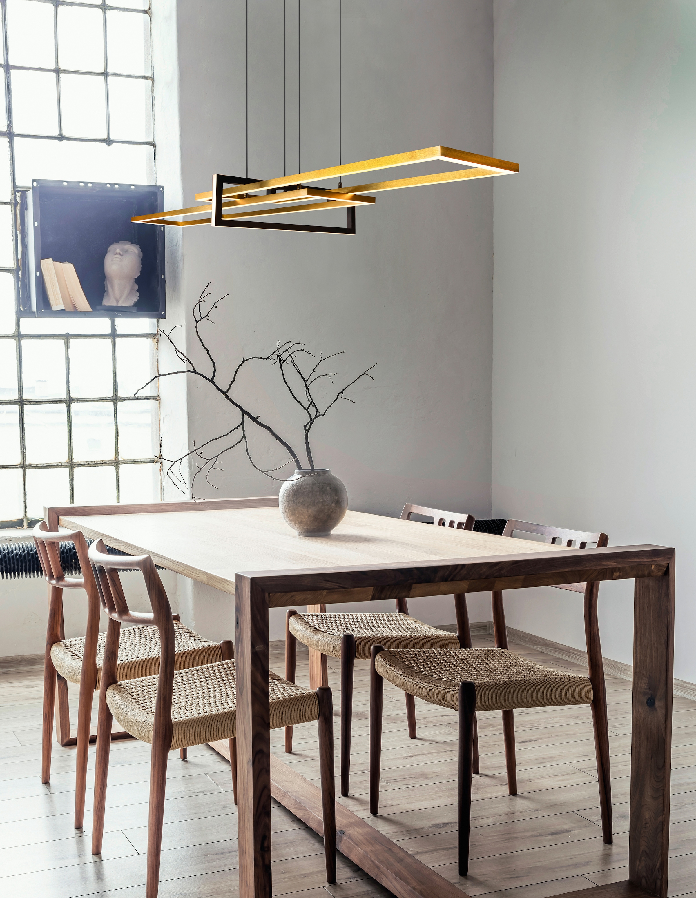 TRIO Leuchten LED Pendelleuchte »ALICA«, 1 flammig, Leuchtmittel LED-Modul | LED fest integriert, mit Switch Dimmer, über Wandschalter dimmbar, Abhängung 150 cm