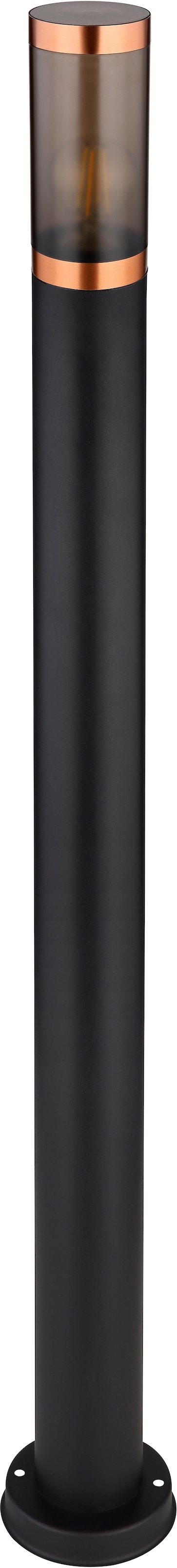 GLOBO LIGHTING Außen-Stehlampe »BOSTON« E27 1 Stk. Außenleuchte für Garten & Einfahrt Edelstahl