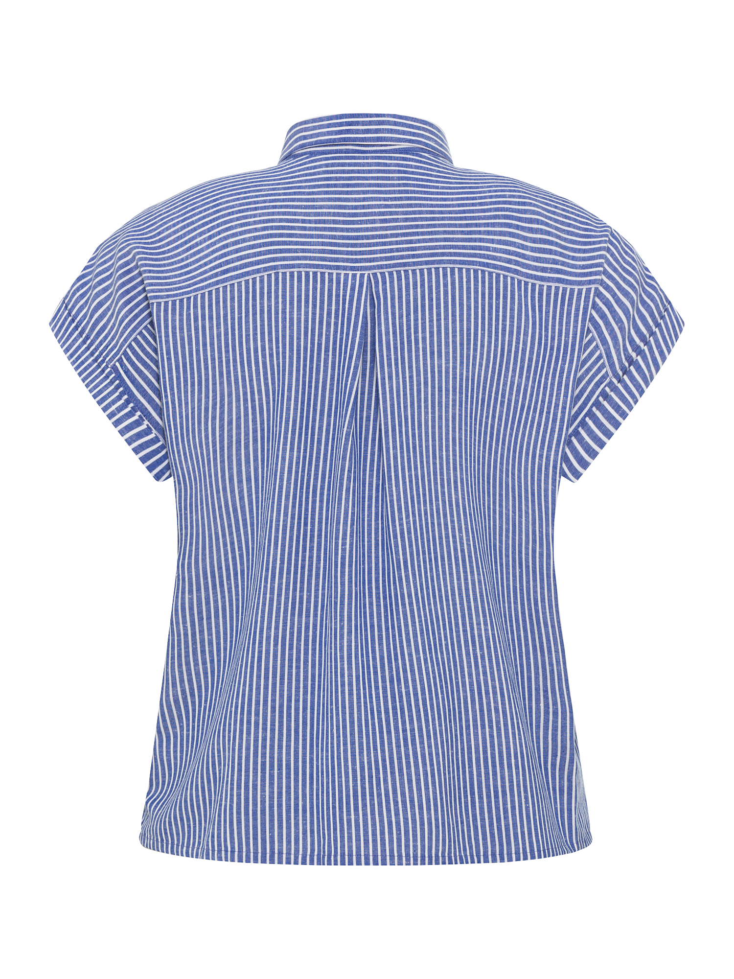 LASCANA Hemdbluse, aus Leinenmix mit Knopfleiste, Leinenbluse, Kurzarmbluse