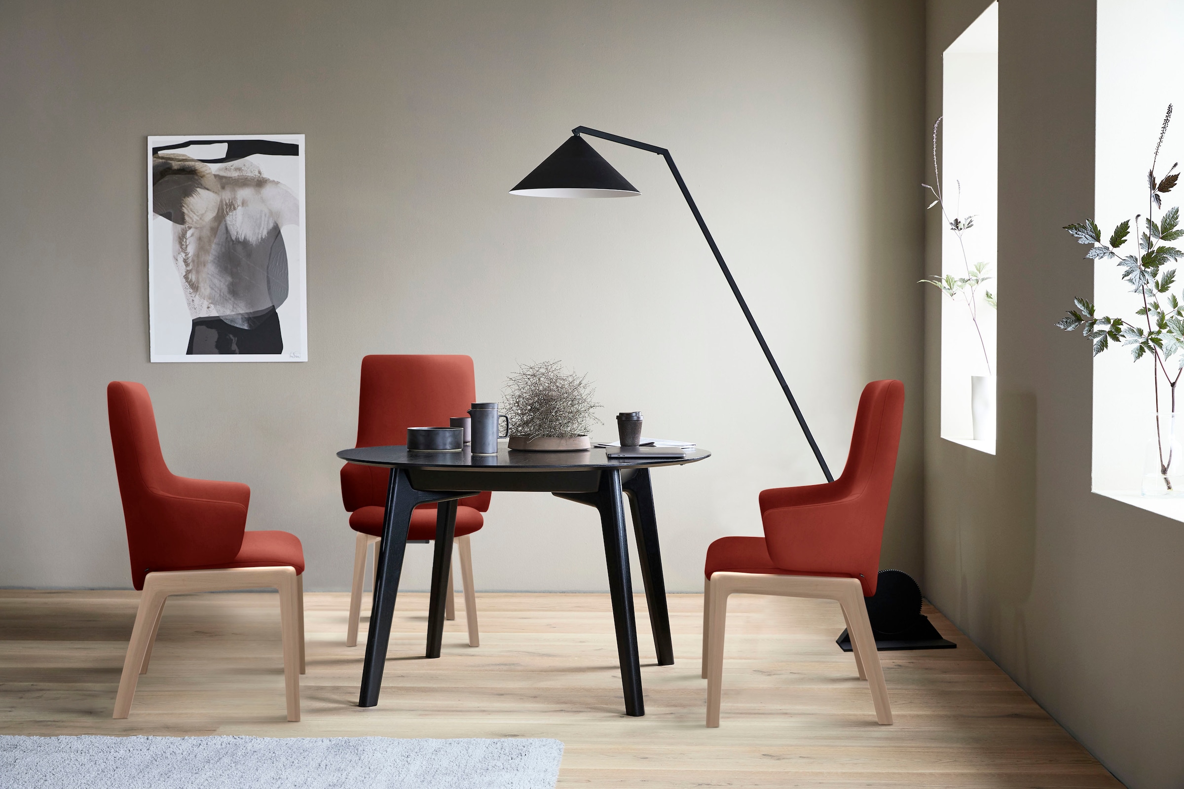 Stressless Polsterstuhl "Laurel", Microfaser DINAMICA, High Back mit Armleh günstig online kaufen