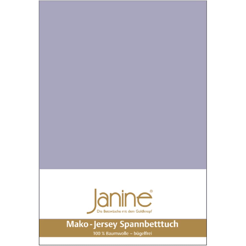 Janine Spannbettlaken »MAKO-FEINJERSEY 5007«