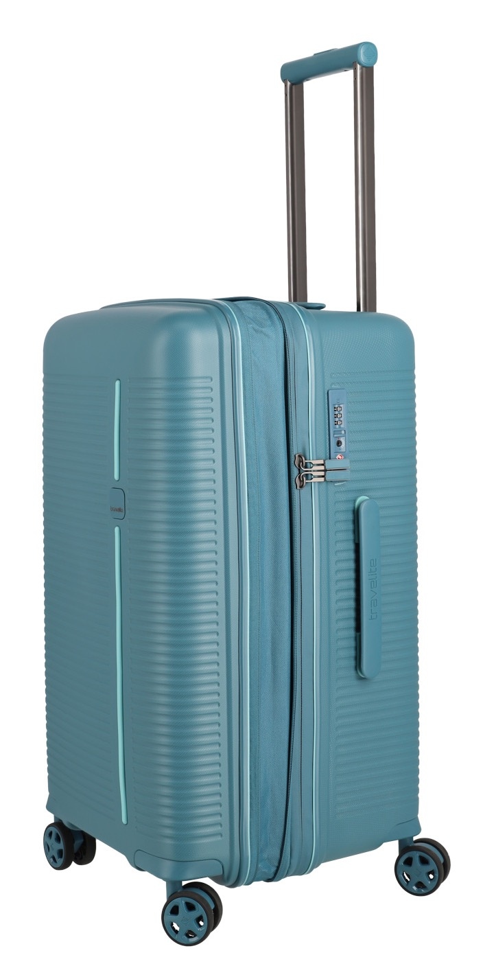 travelite Hartschalen-Trolley »ROOMER Trunk, in zwei Größen und verschiedenen Farben«, 4 Rollen, Reisegepäck Hartschalen-Koffer TSA-Schloss Trunk Trolley M und L