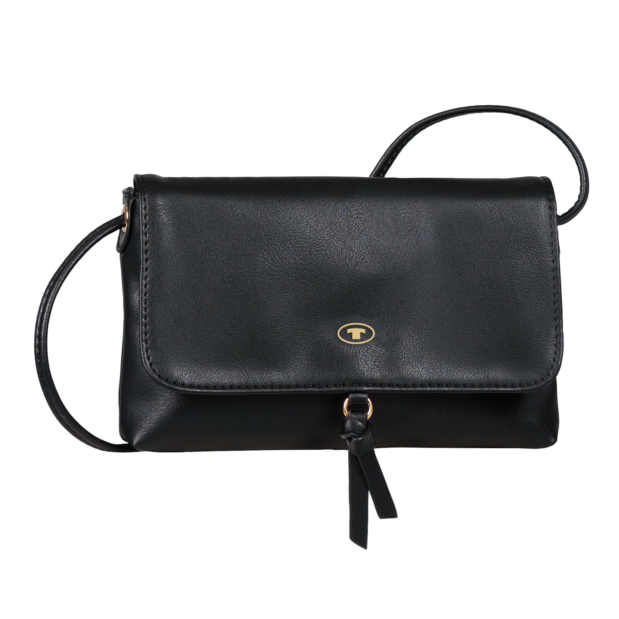 TOM TAILOR Umhängetasche »Luna« mit hochglänzendem Logo und kleinem dekorativen Knoten