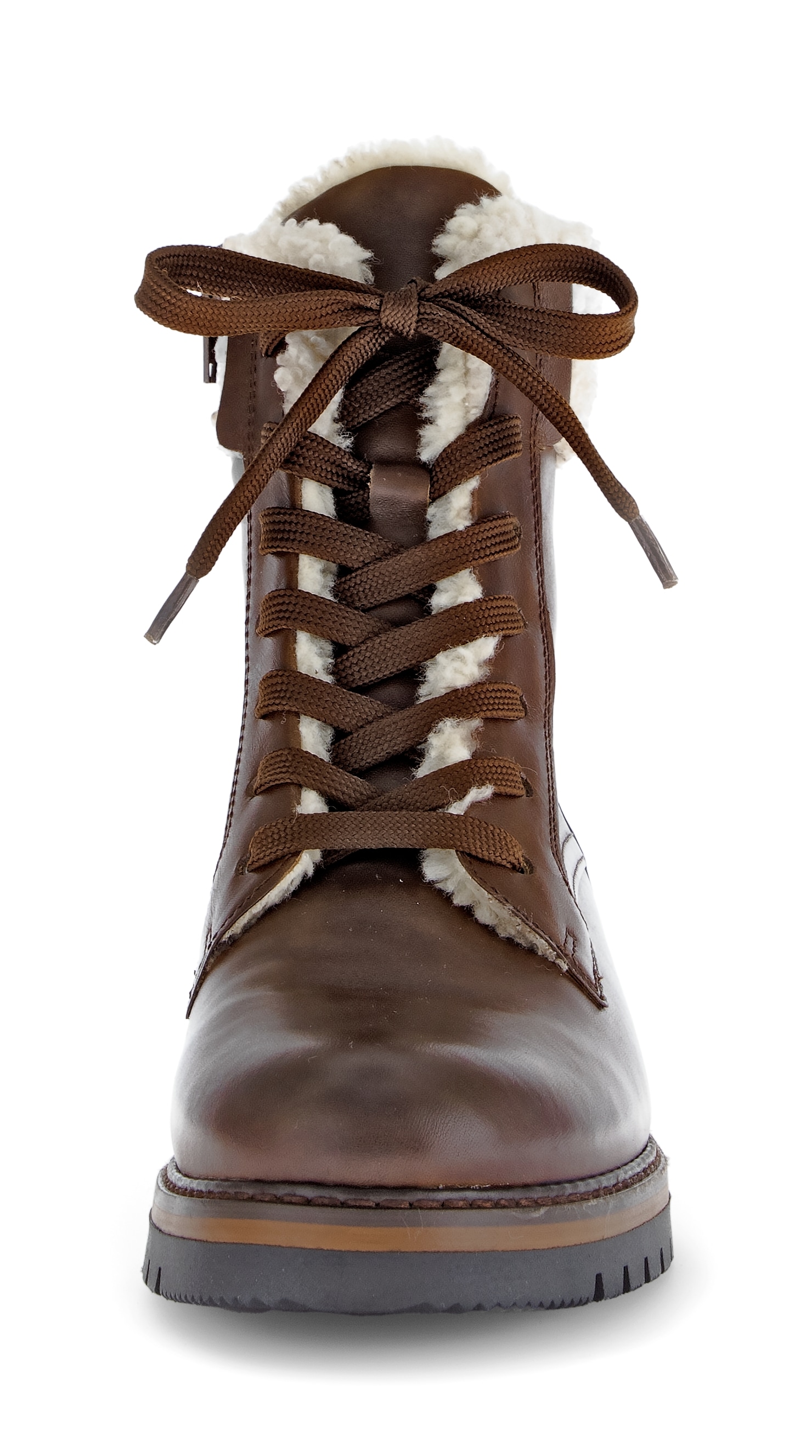 Gabor Winterstiefelette »GENUA«, Blockabsatz, Winterboots mit Teddyplüsch-Kragen