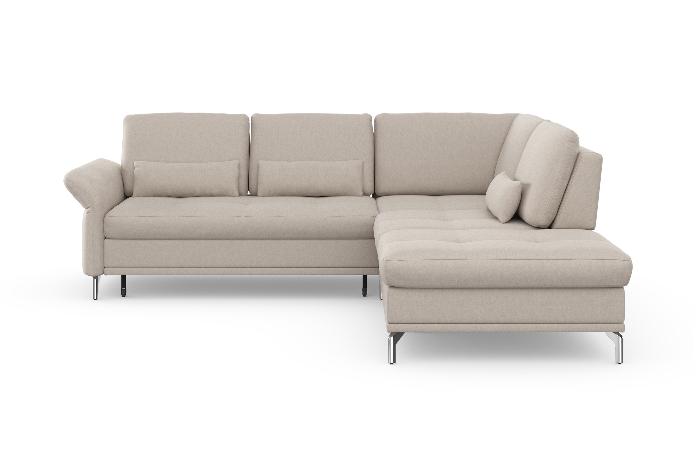 Home affaire Ecksofa »Palm Beach L-Form« Federkern, mit Sitztiefenverstellu günstig online kaufen