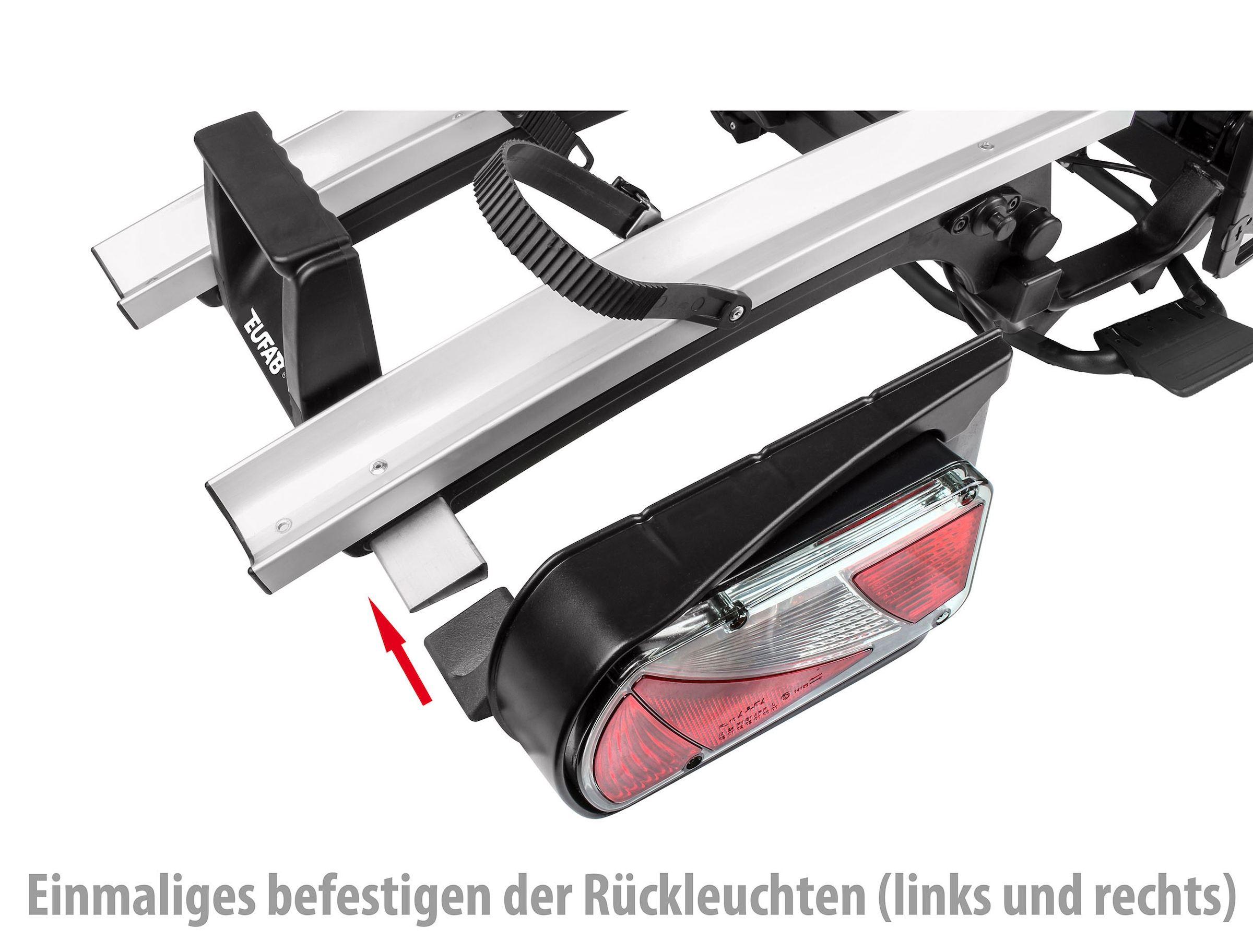 EUFAB Kupplungsfahrradträger »Fahrradträger FINCH für 2 Fahrräder«