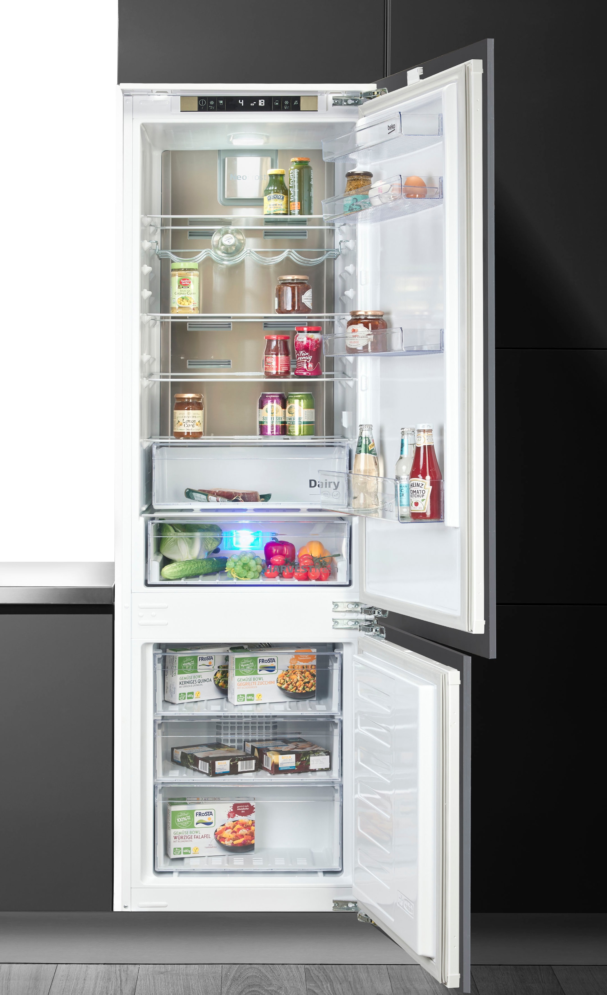 BEKO Einbaukühlgefrierkombination »BCNA306E4FN«