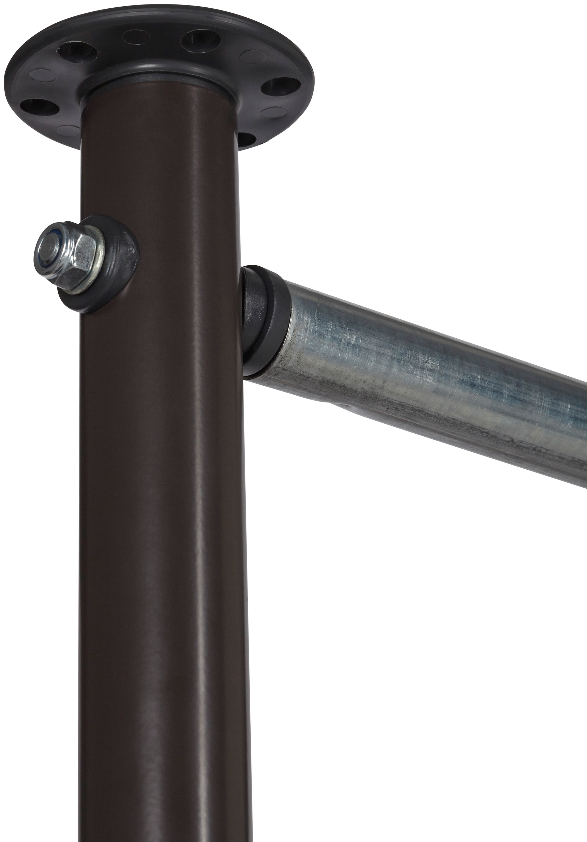 Angerer Freizeitmöbel Klemm-Senkrechtmarkise »Nr. 9300« rot/beige, BxH: 150x275 cm