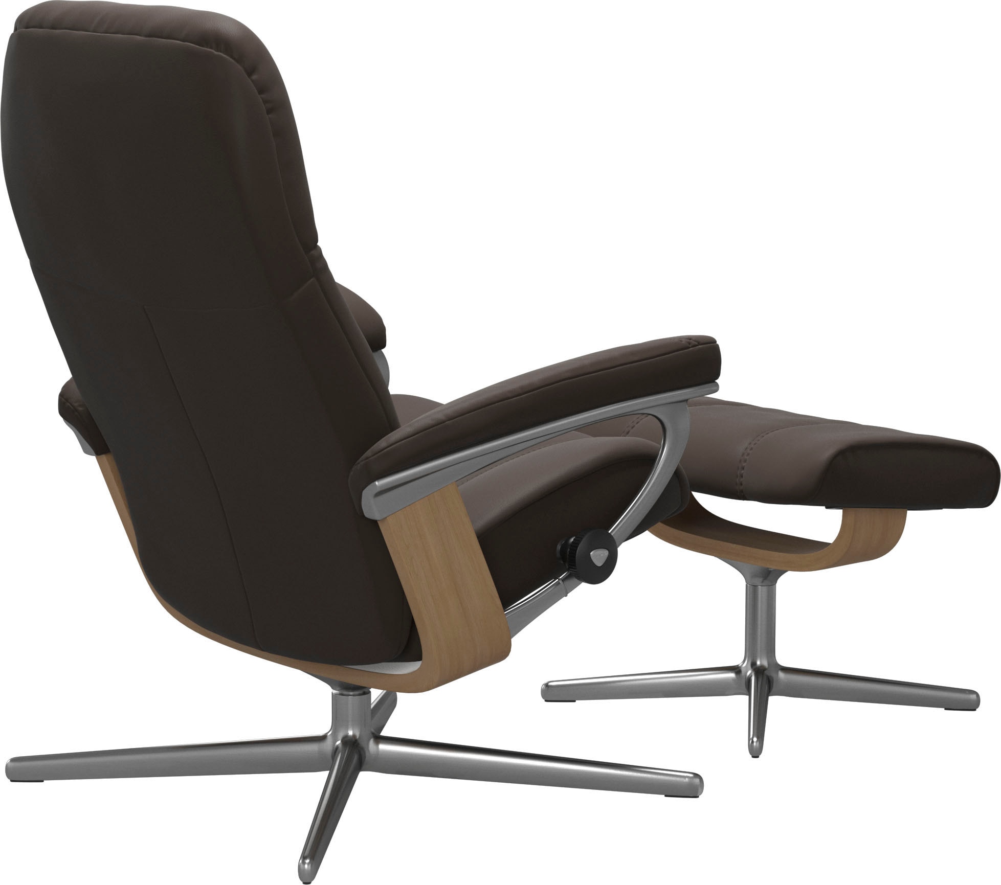 Stressless® Relaxsessel »Consul« mit Cross Base, Größe S, M & L, Holzakzent Eiche, in 2 Bezugsqualitäten lieferbar