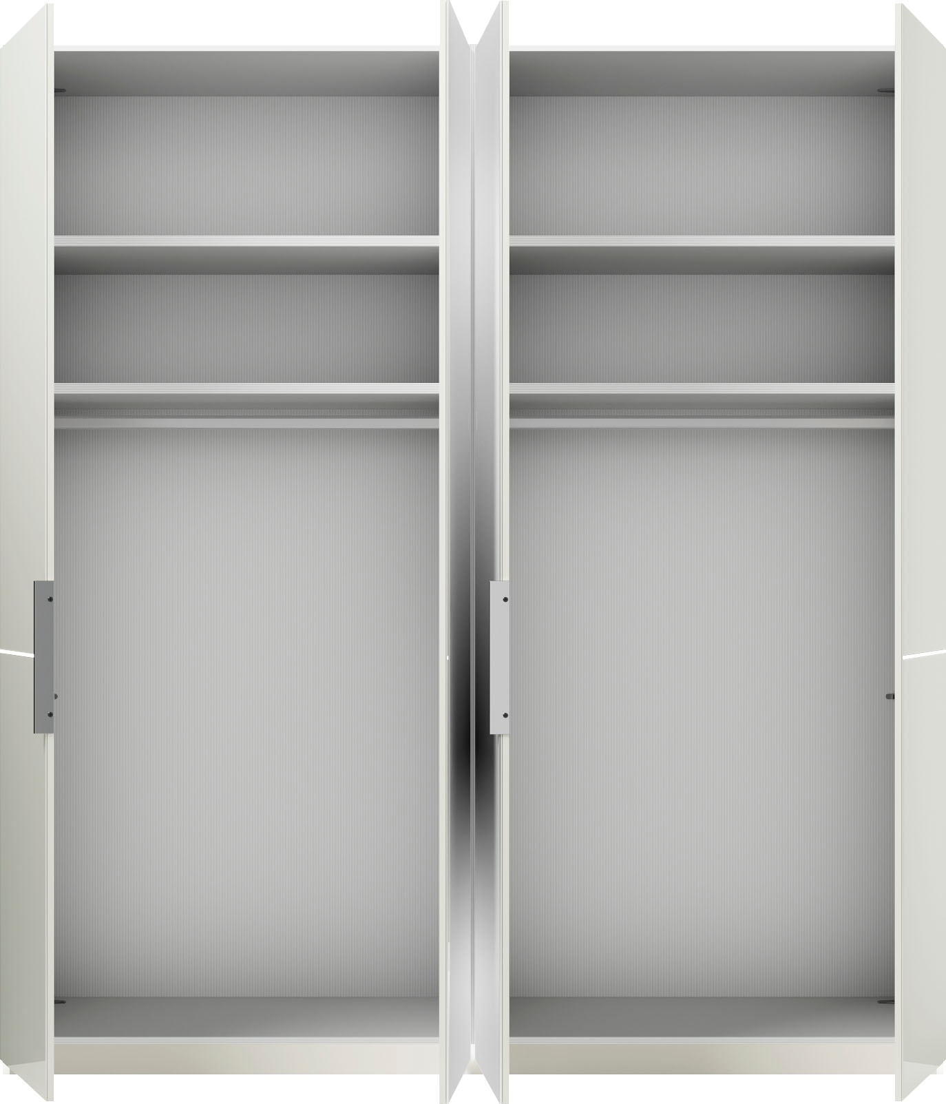 Musterring Drehtürenschrank »Imola W«, inkl. Einlegeböden und Kleiderstangen, mit Glas- und Spiegeltüren