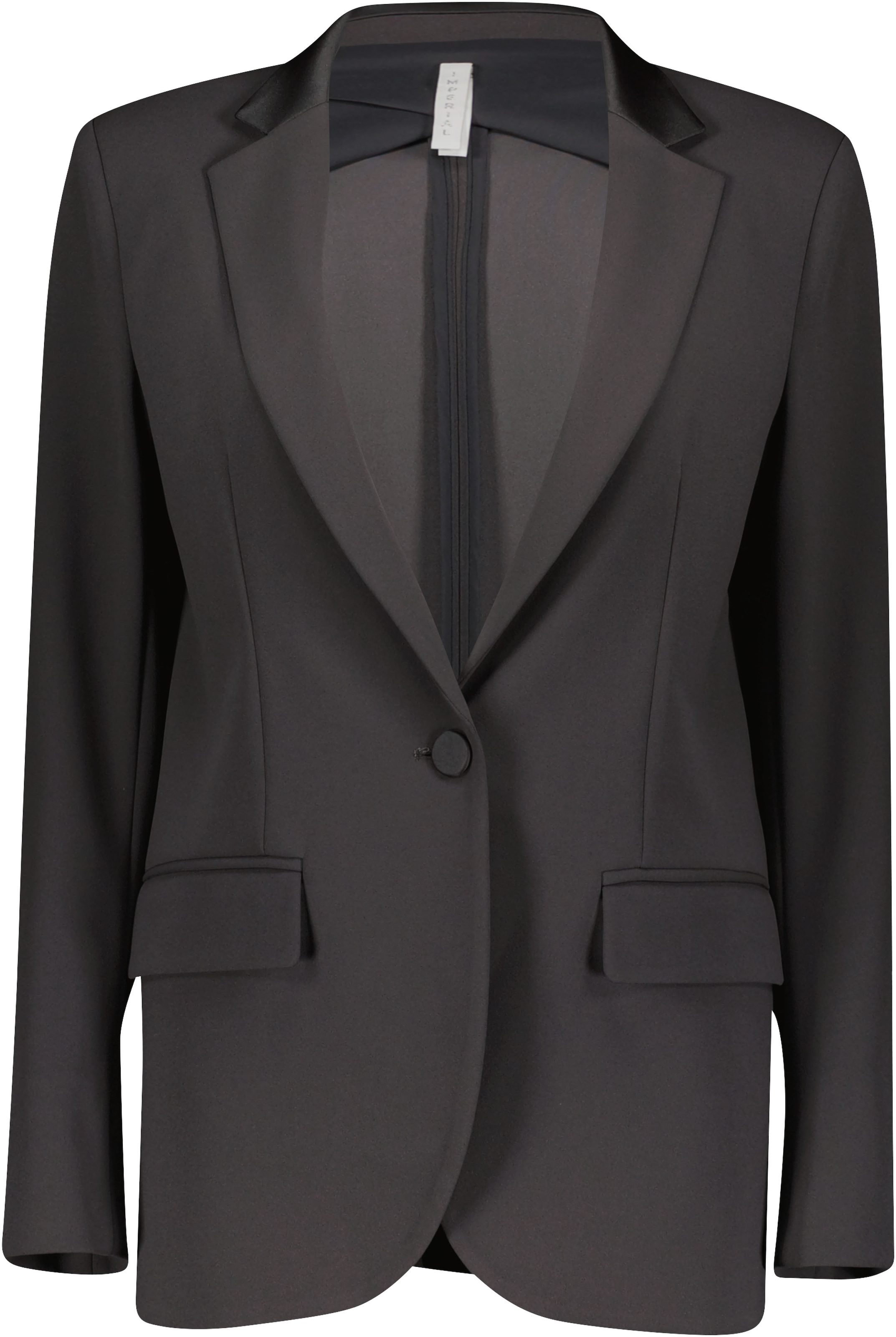 IMPERIAL Longblazer, mit Satindetails und Stretch