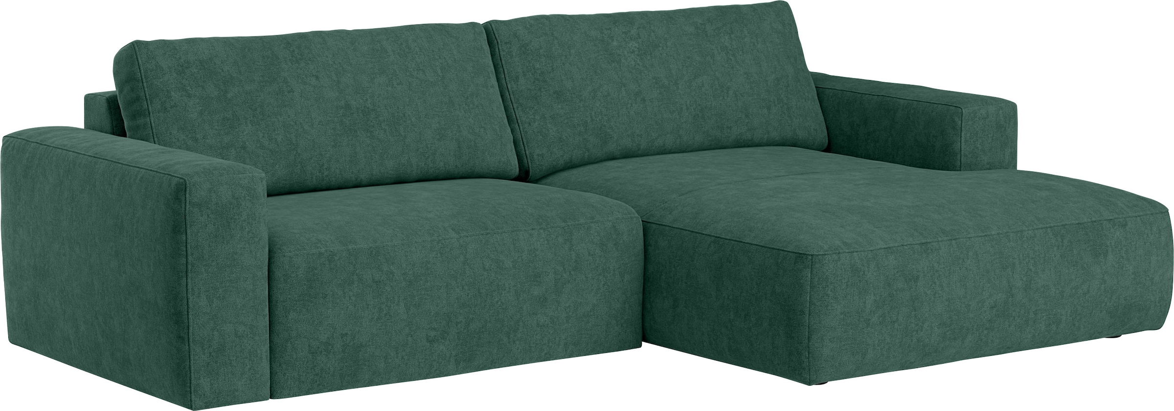 COTTA Ecksofa »Lasso L-Form«, mit breiter Recamiere im trendigen Cord oder angenehmen Strukturstoff