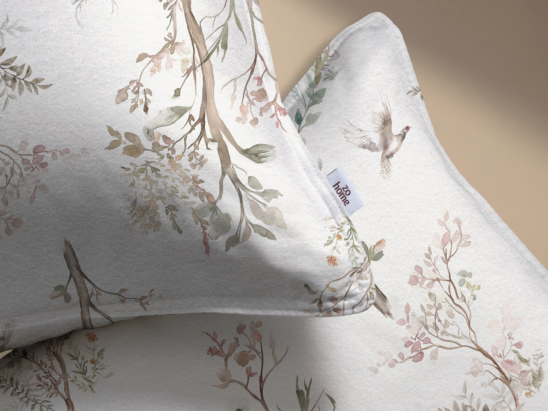 ZO HOME Bettwäsche »Zohome Bettwäsche Baumwolle-Flanell Hazel« 2 Bettwäsche aus 100% Baumwolle, hochwertige Flanell, ab 135x200 cm.