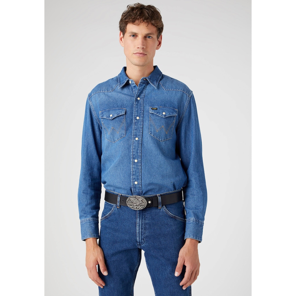 Wrangler Ledergürtel »W EAGLE BELT«