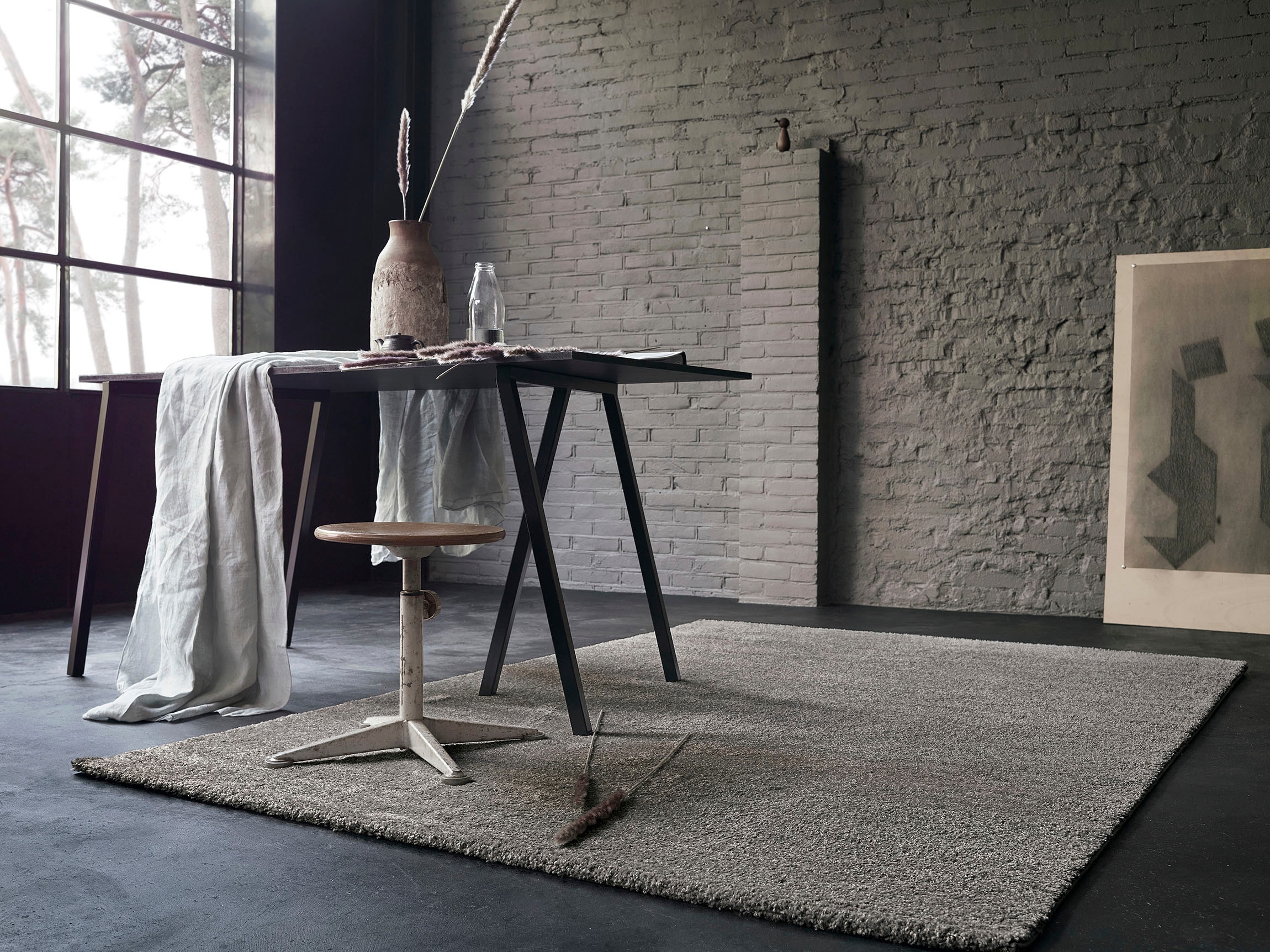 Wecon home Basics Teppich »Lotta«, rechteckig, 17 mm Höhe, Kurzflor, Wohnzimmer