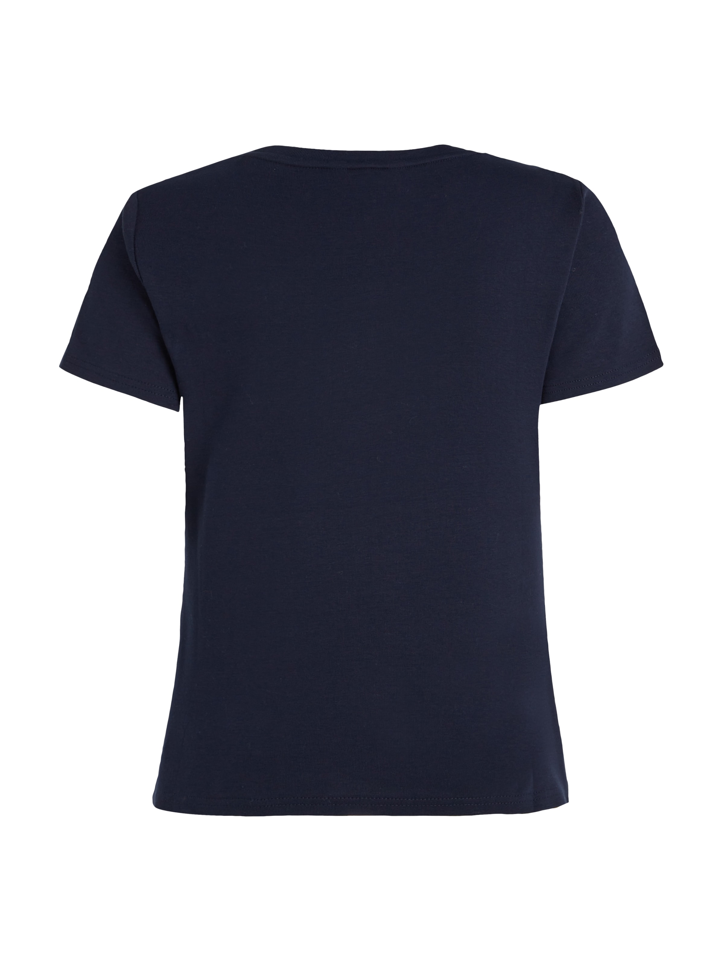 Tommy Hilfiger T-Shirt »SLIM CODY RIB C-NK SS«, mit dezenter Tommy Hilfiger Logostickerei