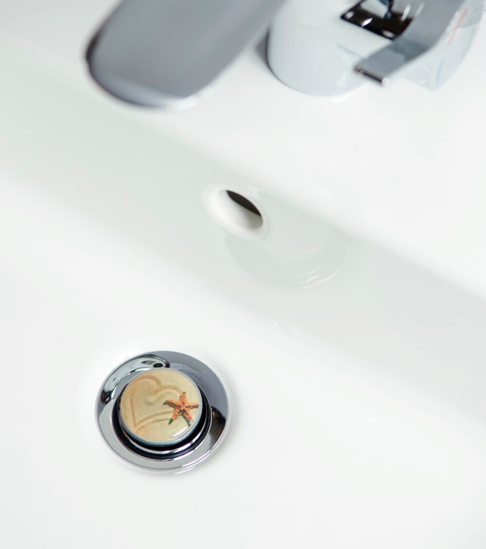 Sanilo Badaccessoire-Set »Sandy« bestehend aus WC-Sitz, Badteppich und Waschbeckenstöpsel