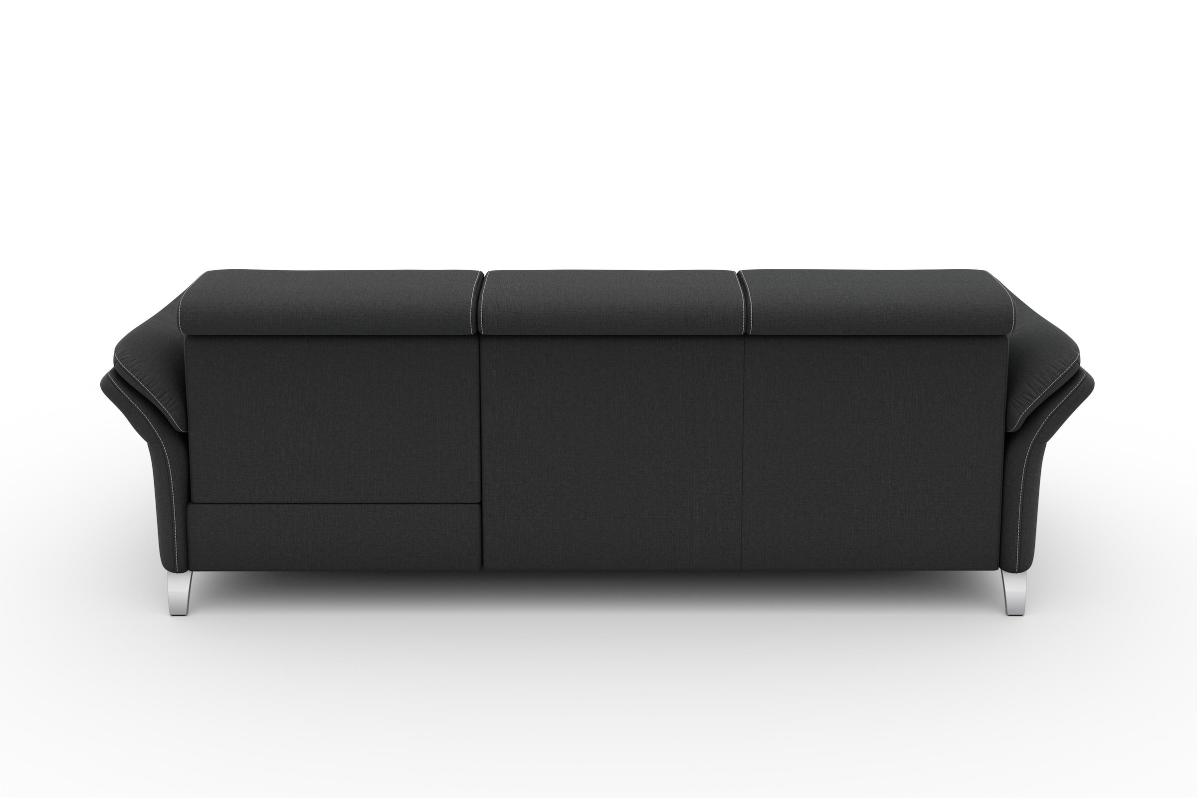 sit&more Ecksofa »Vincenzo L-Form«, inklusive Kopfteilverstellung, wahlweise mit Bettfunktion, Bettkasten