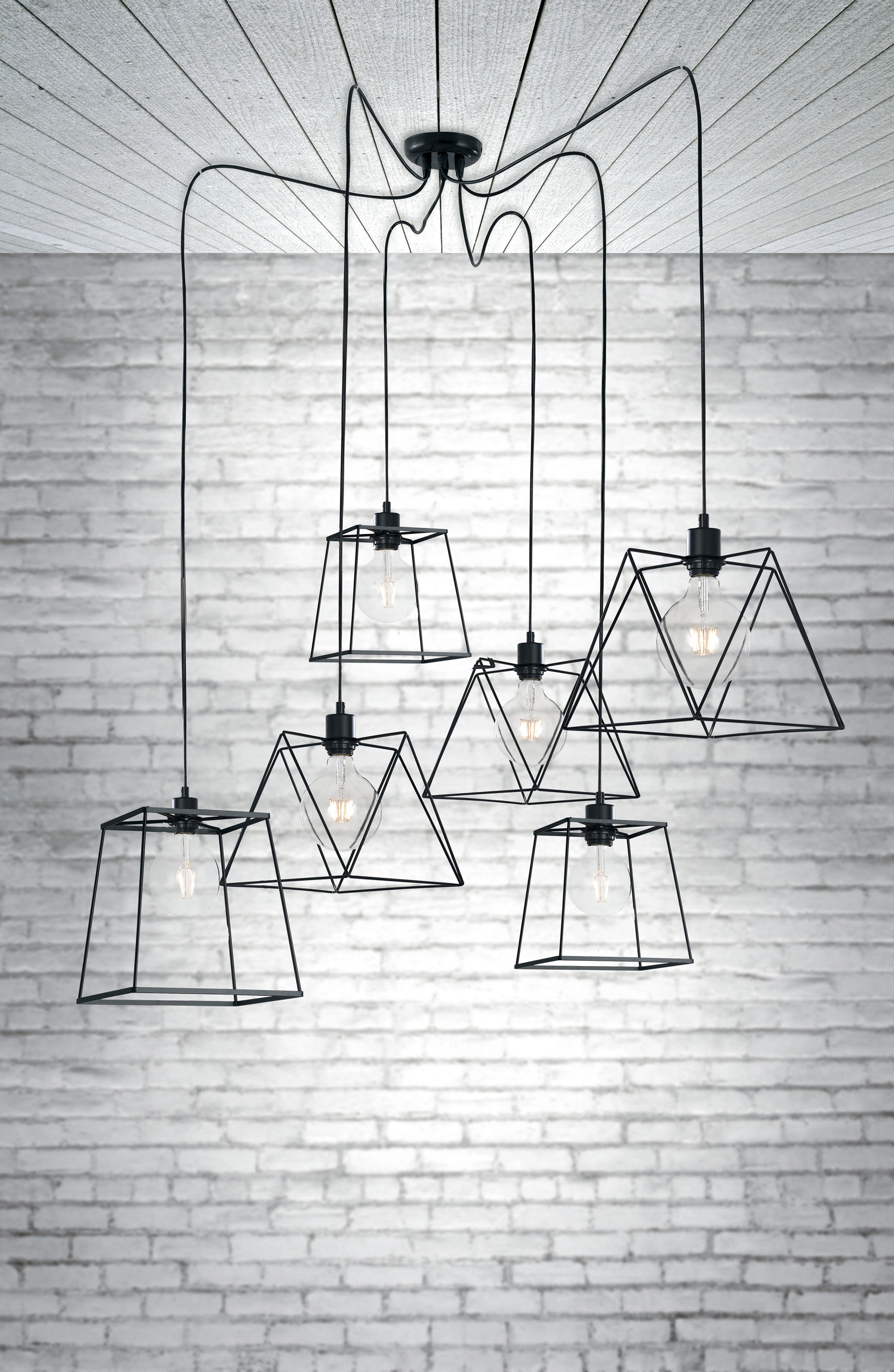 ECO-LIGHT Pendelleuchte »BROOKLYN«, Leuchtmittel E27   ohne Leuchtmittel günstig online kaufen