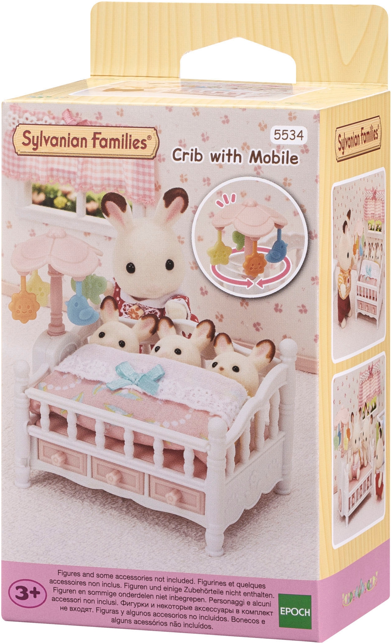 Sylvanian Families Spielwelt »Babybett mit Mobile (5534)«