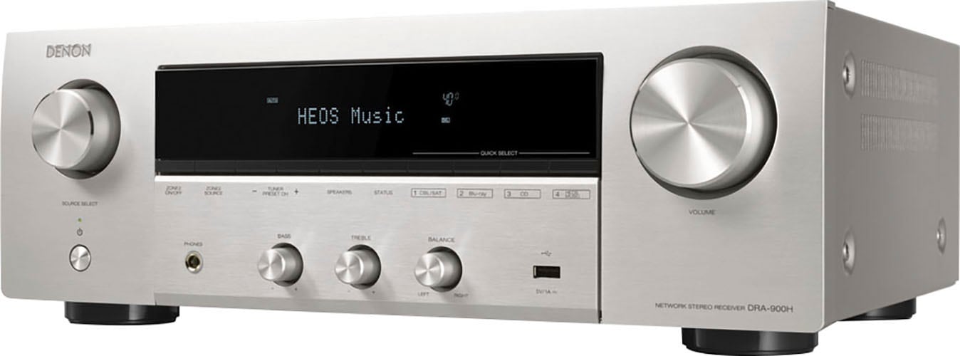 Denon AV-Receiver »DRA-900H«, 2.2, (Bluetooth-WLAN DAB+-Internetradio-Sprachsteuerung-Hi-Res Audio)