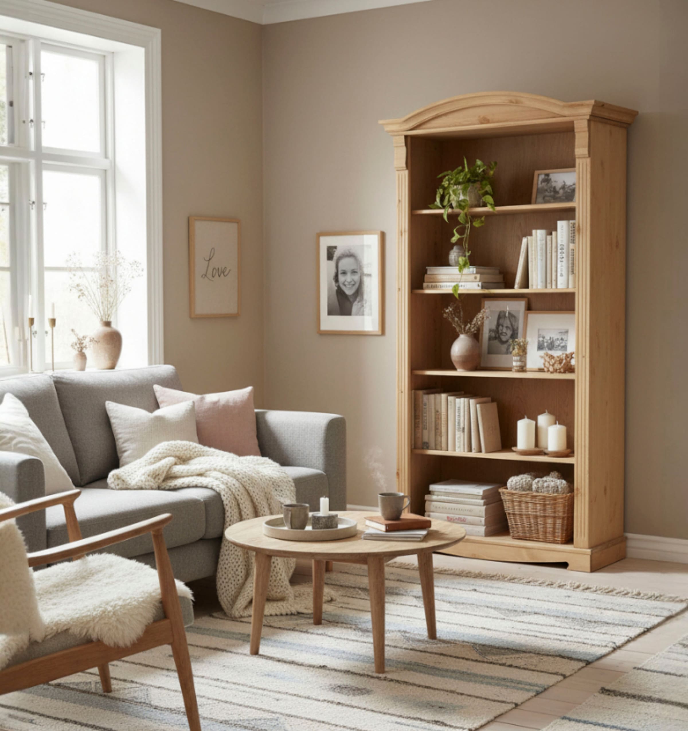 Home affaire Standregal »Anna, Regal, Aktenregal, Bücherregal« B/T/H: 96/37/188 cm,  aus massiver Kiefer, Breite 96 cm, mit schönen Details und Fräsungen