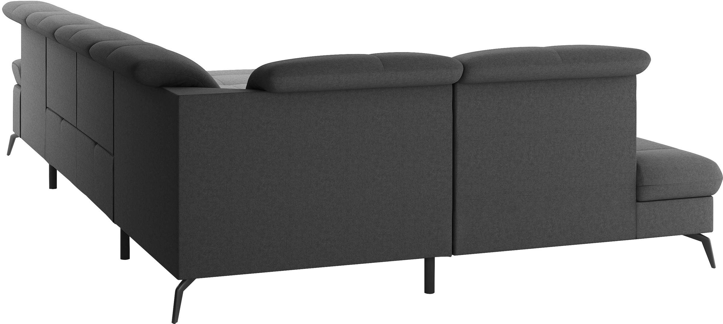 sit&more Wohnlandschaft »Amica, U-Form, inkl. Sitztiefenverstellung und Armteilverstellung«, wahlweise mit Kopfteilverstellung, Bettfunktion und Bettkasten