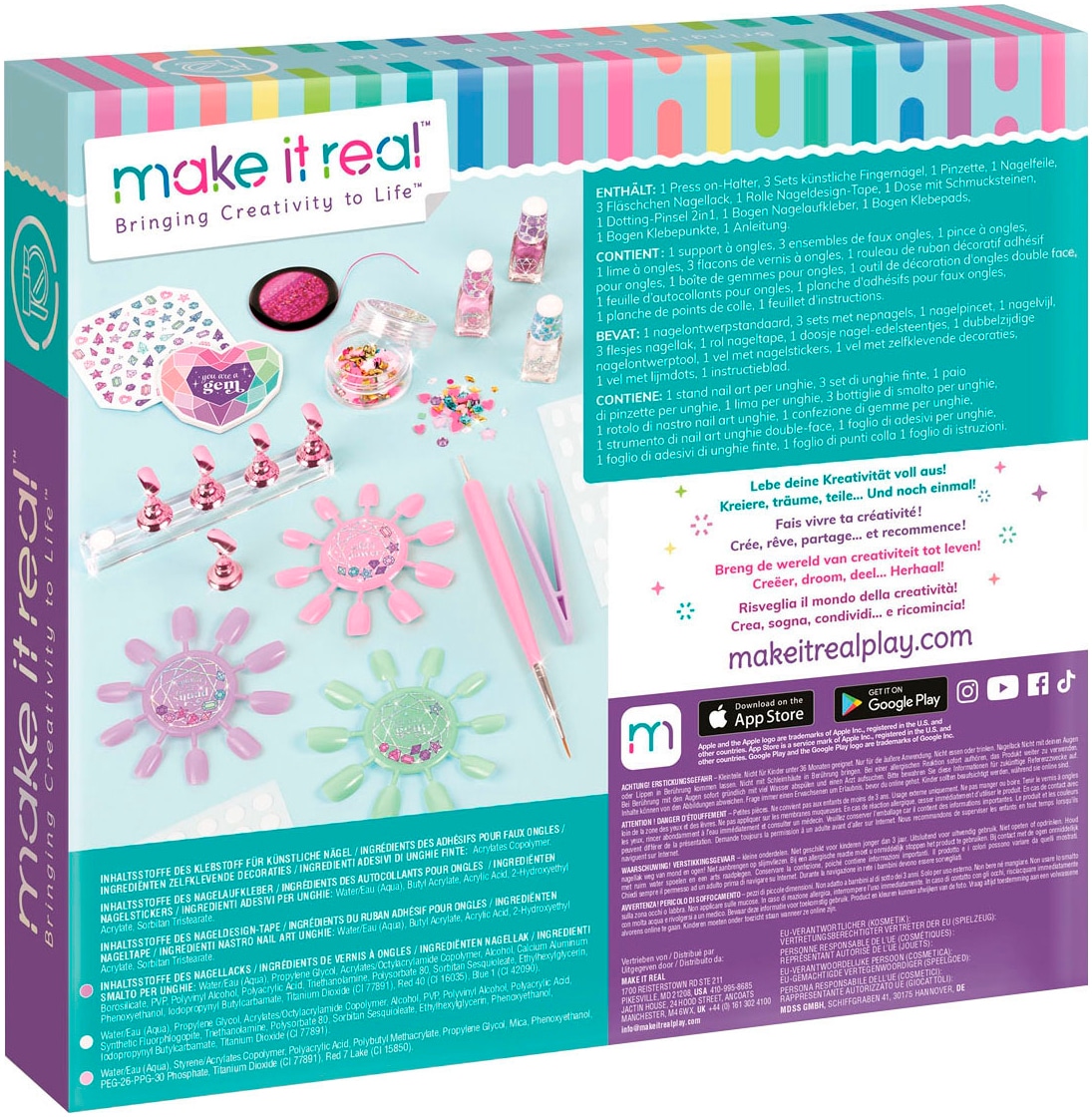 Make it real Kreativset »Press-on Nageldesigner«