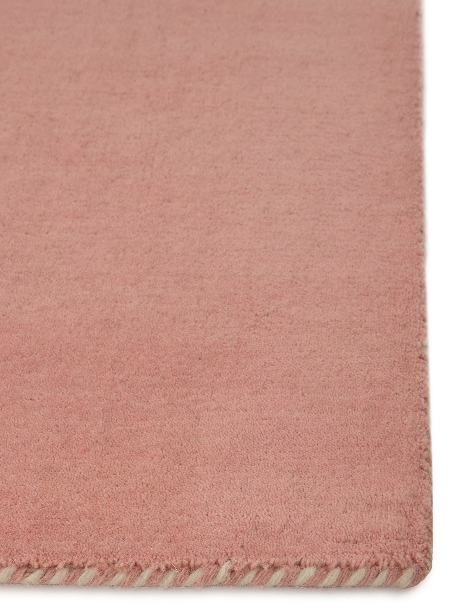 carpetfine Wollteppich »Gabbeh Lola Uni«, rechteckig, 14 mm Höhe, mit natürlichem Pflanzenmaterial von Hand gewebt, auch in Rund