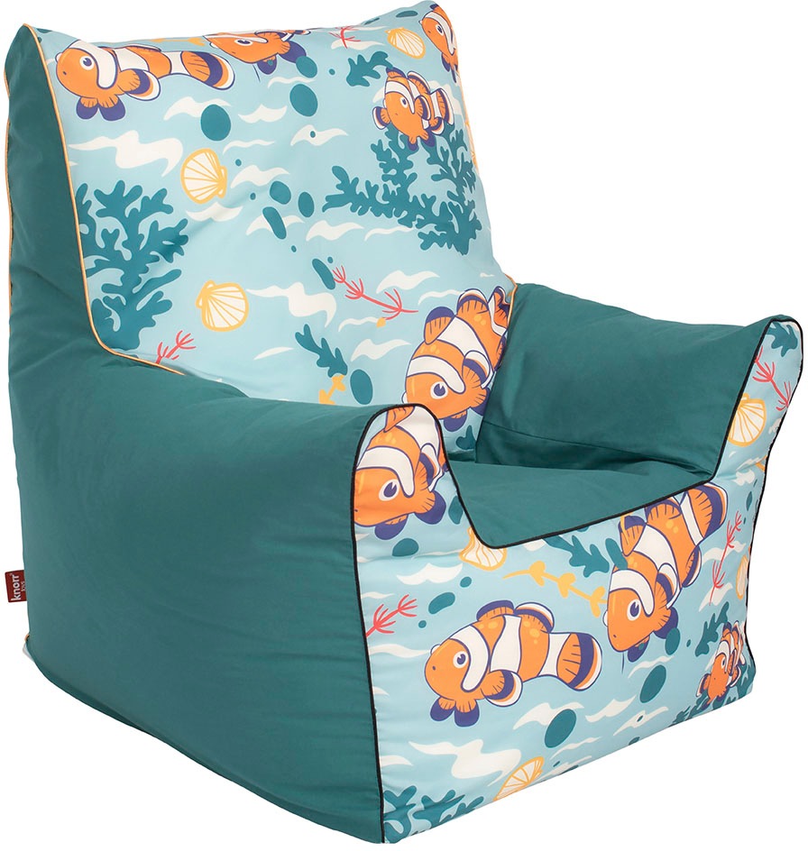 Knorrtoys® Sitzsack »Junior, Clownfish«, für Kinder; Made in Europe